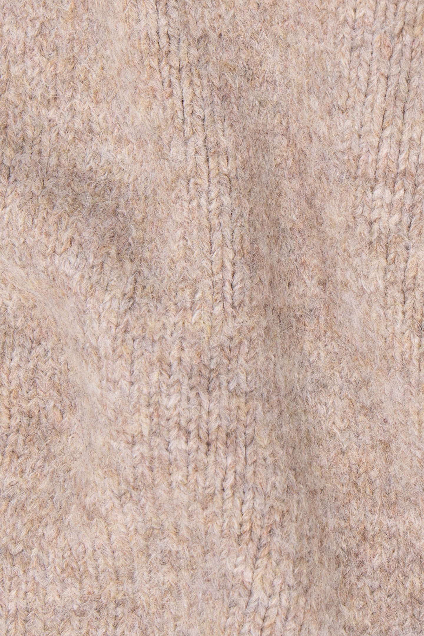 GIRL'S BEIGE KNITTED SWEATER DRESS WITH LUREX EMBROIDERY 6