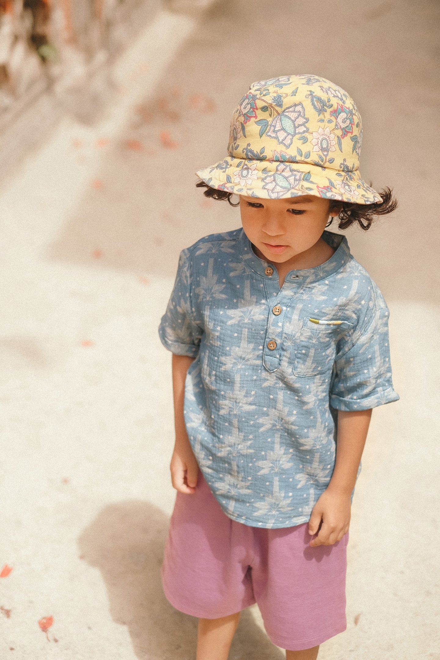 SHIRT ARUN BLUE PEACOCK MANDALA 1