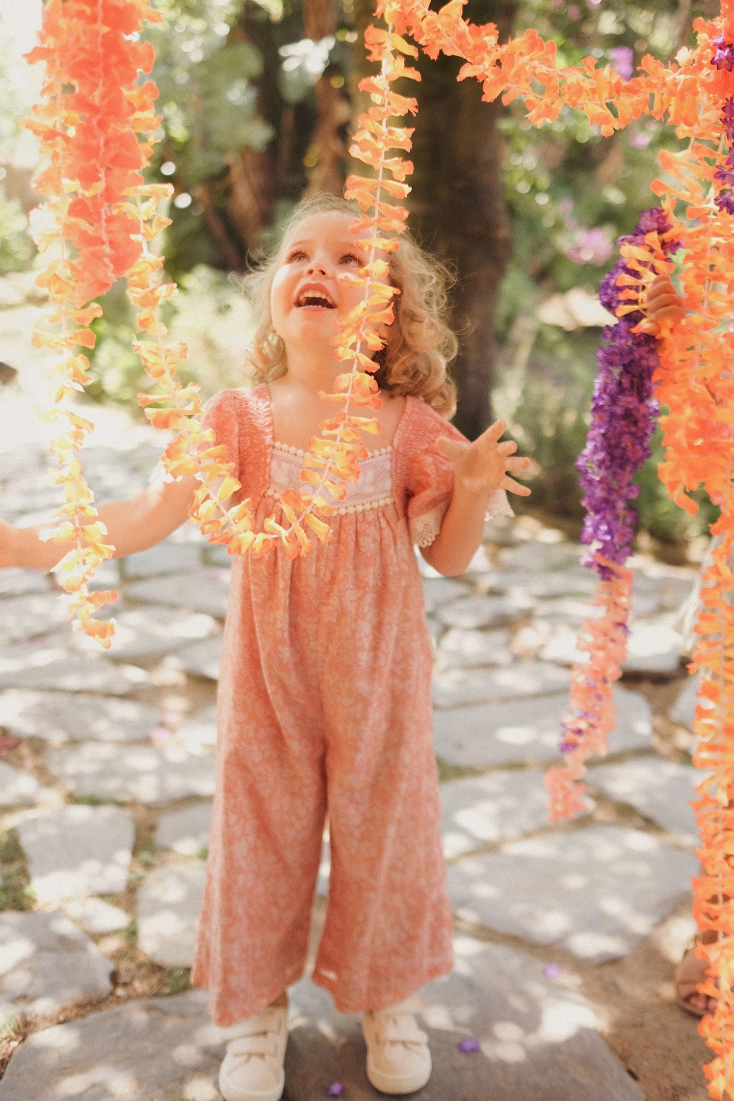 OVERALLS IRENE SIENNA DAISY FLOWERS 1