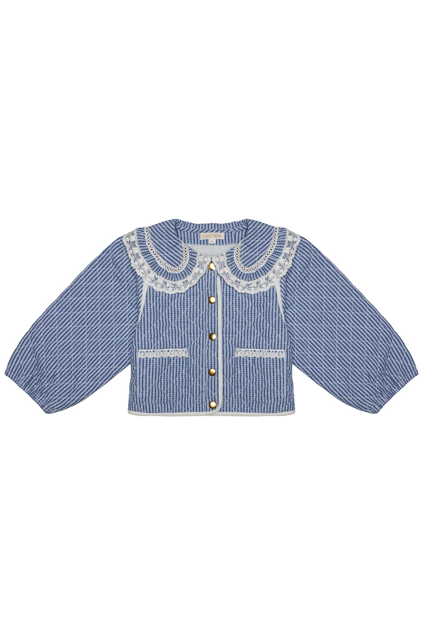 JACKET JOULIA BLUE SONNET VICHY 3