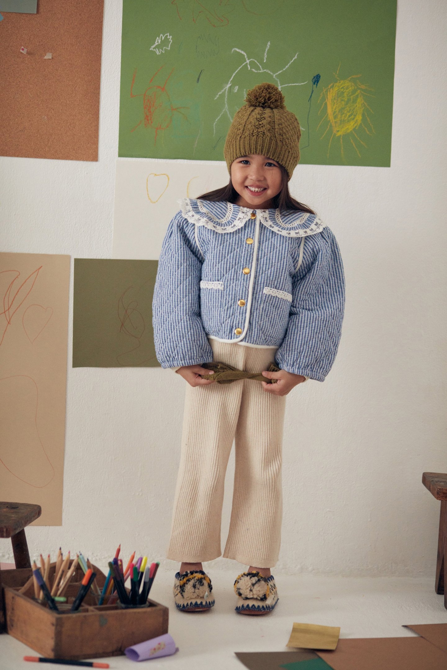 JACKET JOULIA BLUE SONNET VICHY 5