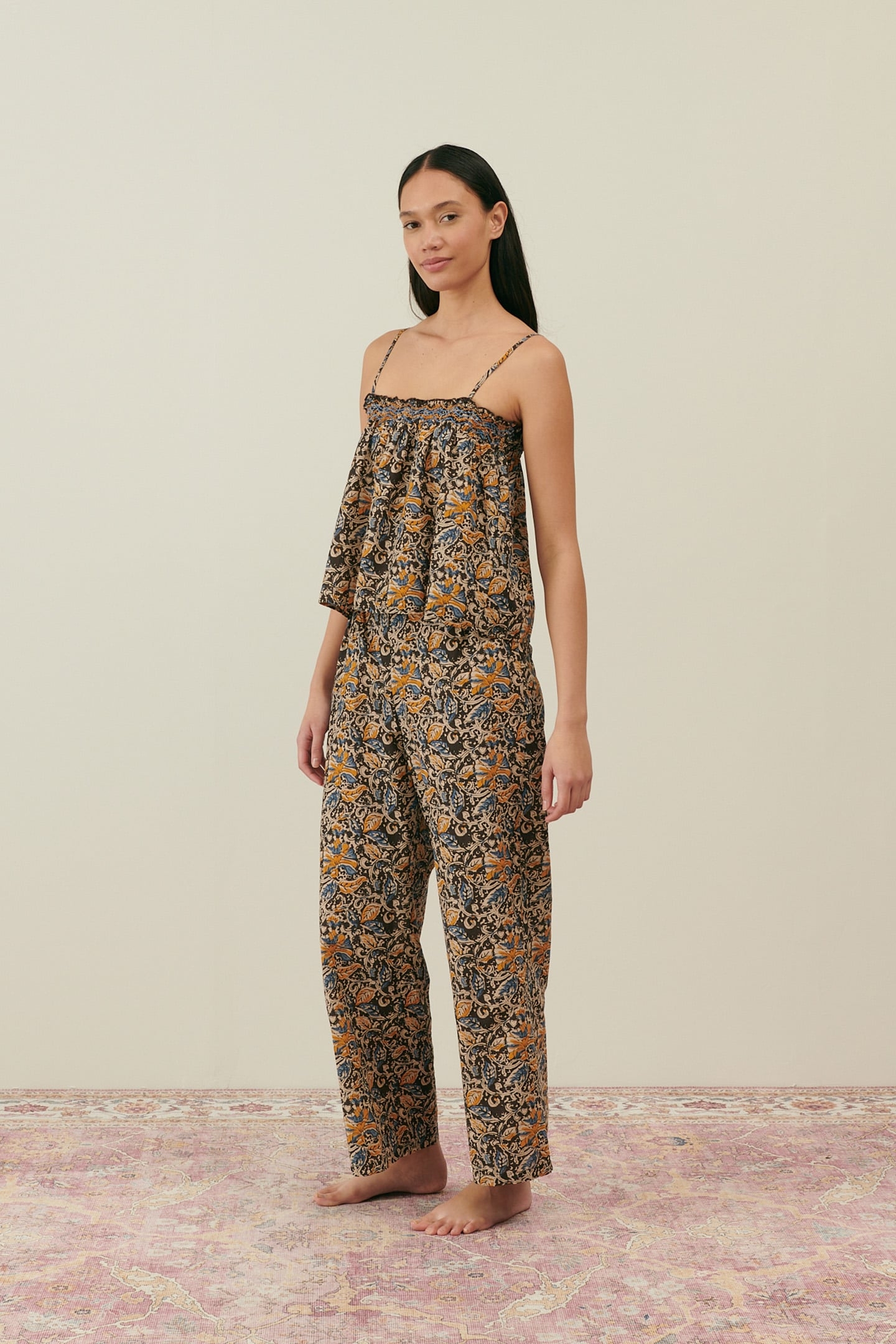 PAJAMAS SET MINALON CHARCOAL POEM 1