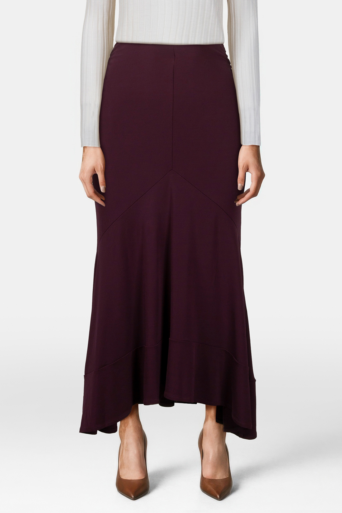 PALMIRASPE SKIRT BERRY/BORDEAUX 1