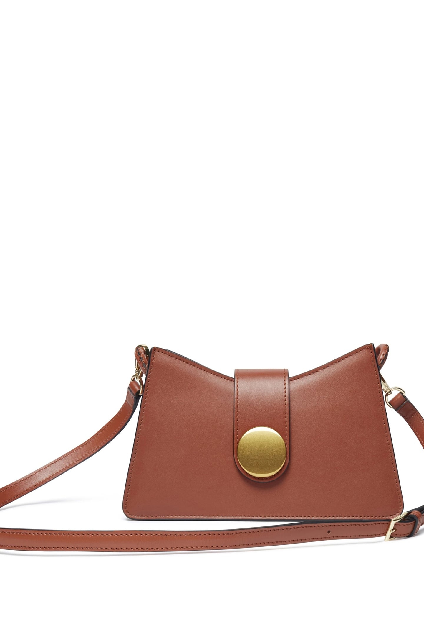 BUCKLE SHOULDER BAG LEATHER VOLCANO 5