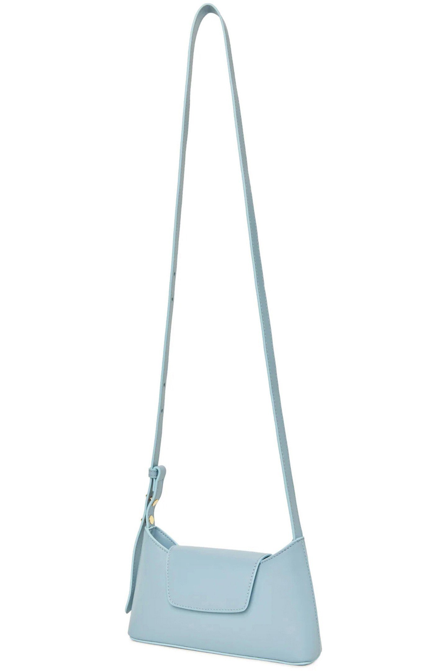 MINI ENVELOPE LEATHER BLUE AZUR 2