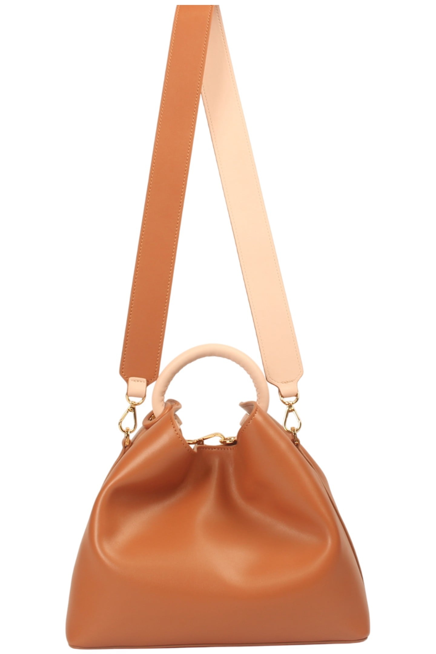 RAISIN LEATHER CARAMEL/PINK 2