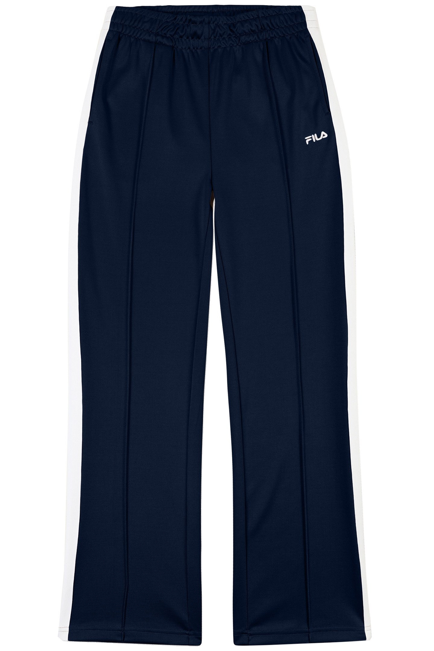 GIRLS ZIMONE REGULAR TAPED TRACK PANTS BLACK IRIS 1