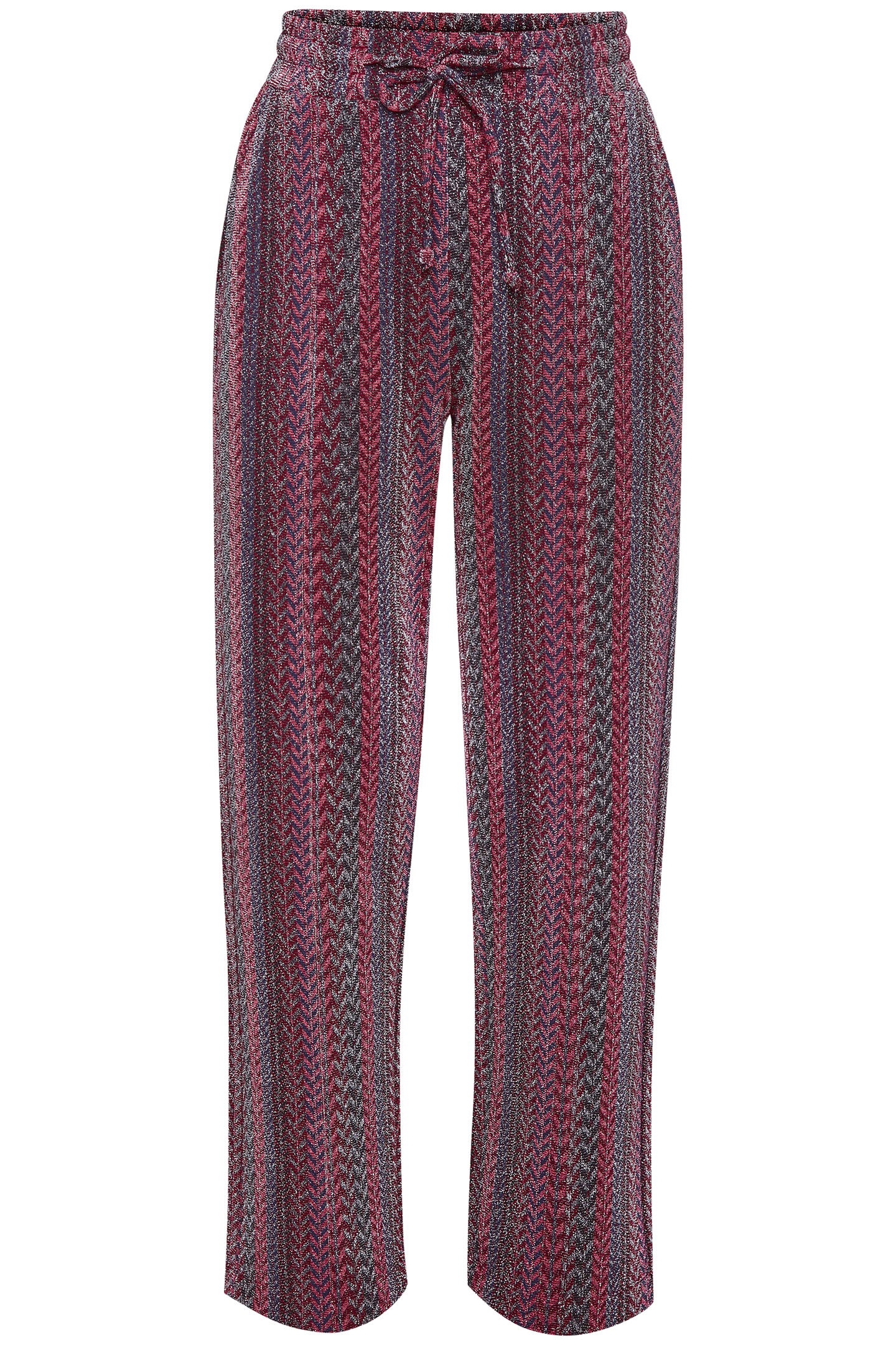 JACQUARD SUIT PANTS RUBY RED 4