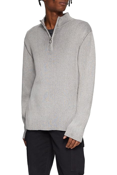 S.OLIVER-QS PULLOVER LIGHT GREY 1