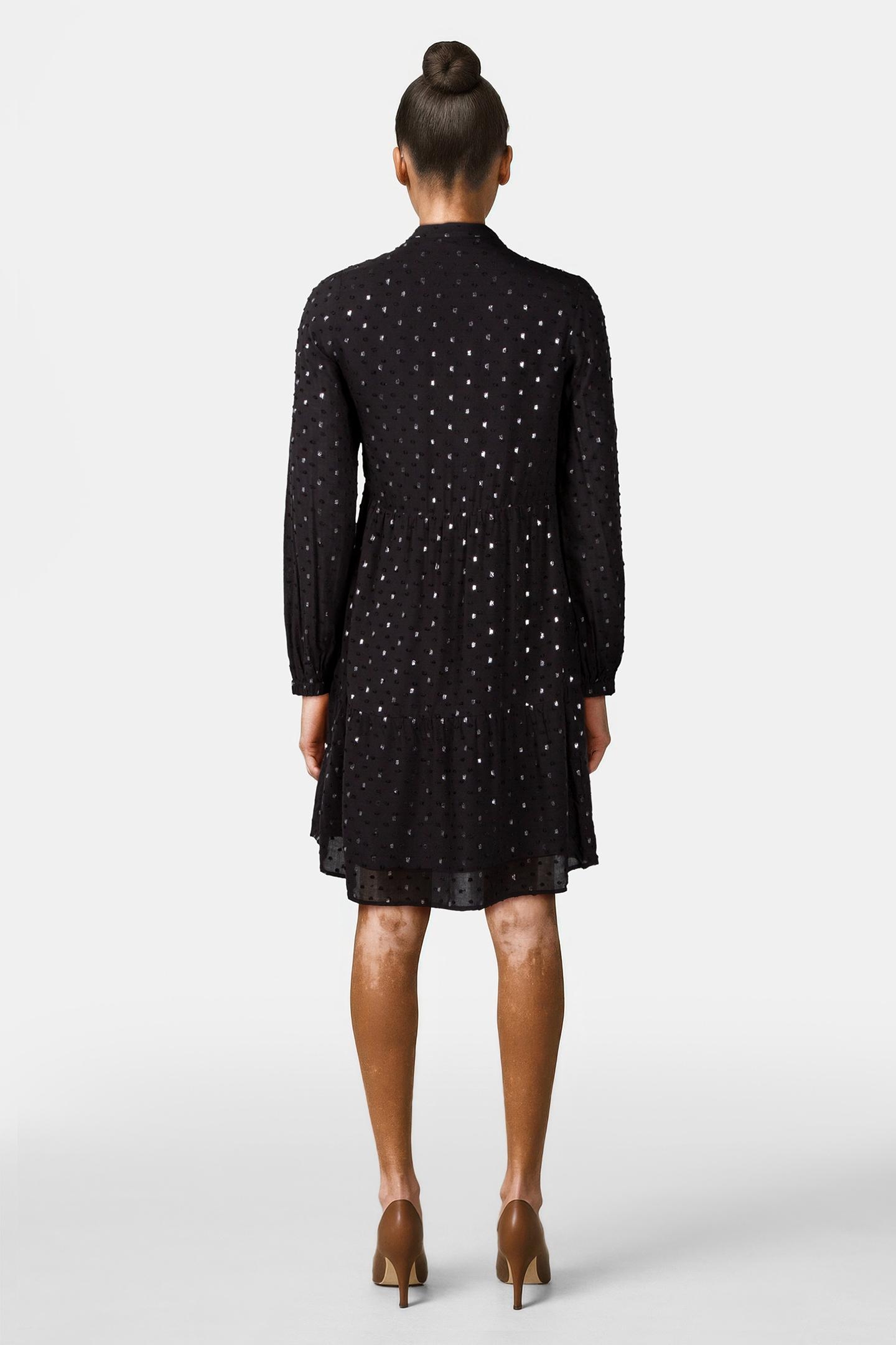 COMMA DRESSES GREY/BLACK 2