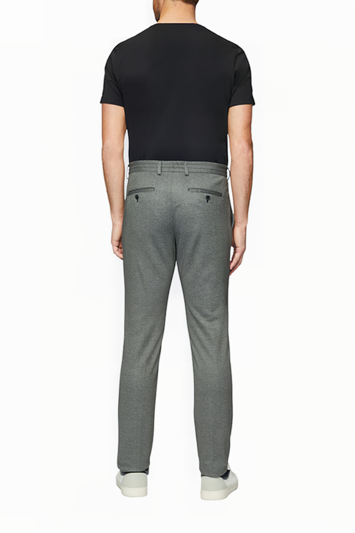 S.OLIVER PANT GREY/BLACK 3