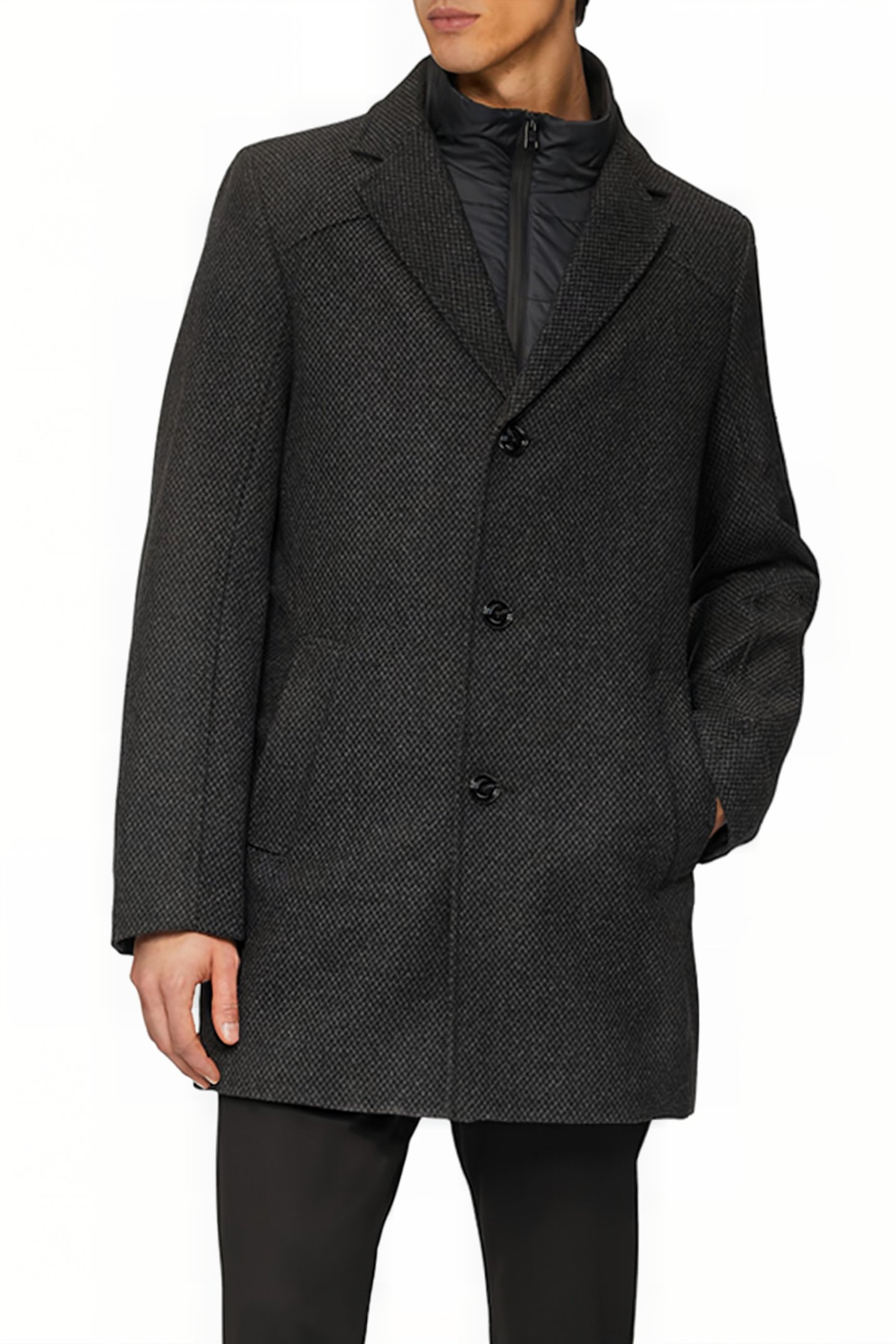 S.OLIVER JACKET OUTDOOR GREY/BLACK 1