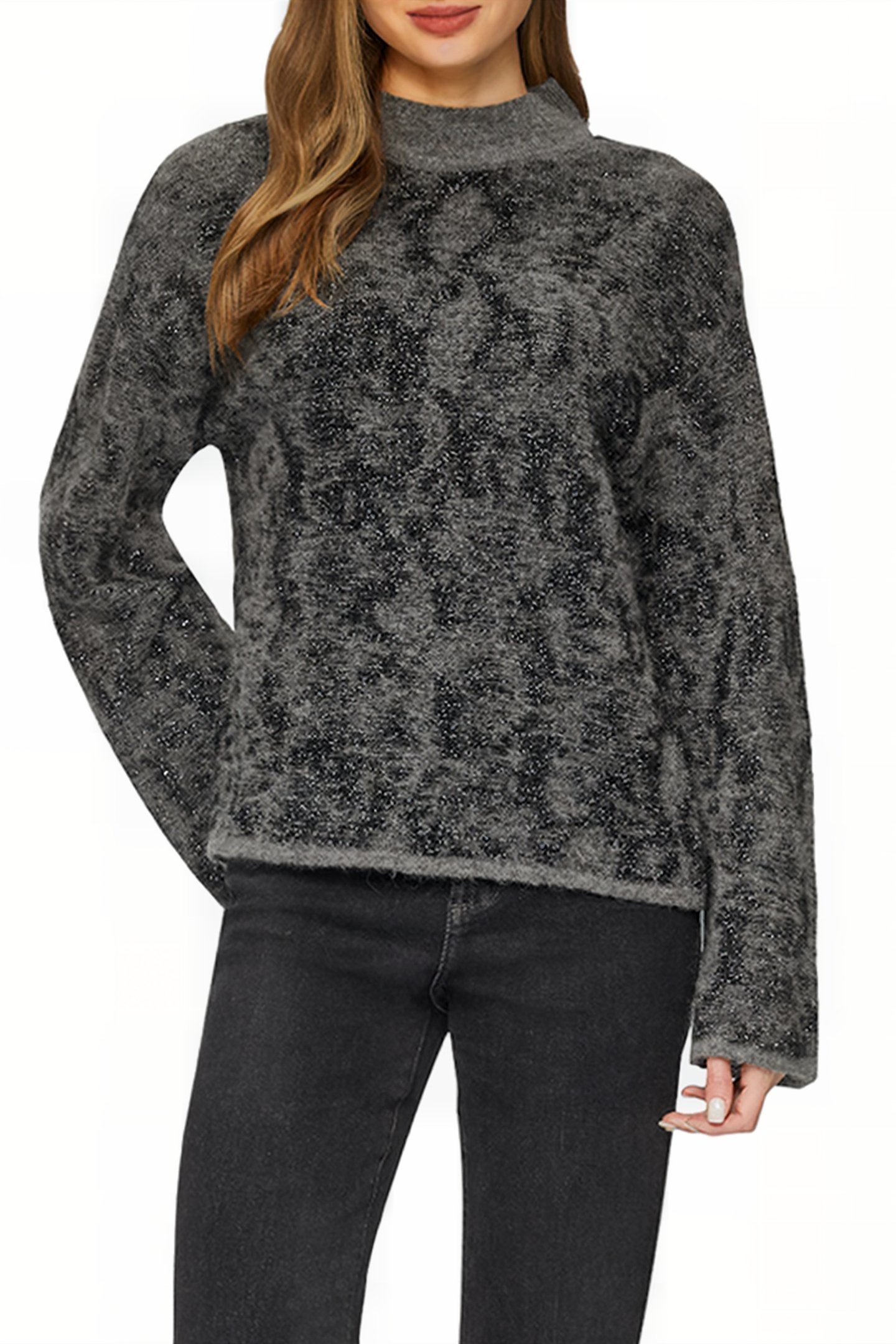 S.OLIVER PULLOVER GREY/BLACK 1