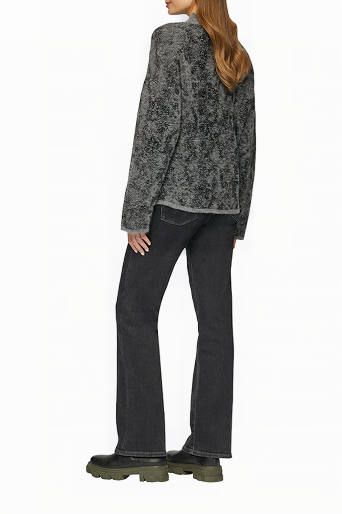 S.OLIVER PULLOVER GREY/BLACK 2