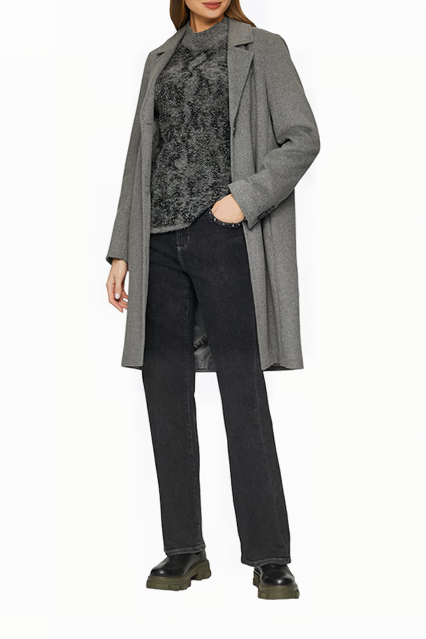 S.OLIVER PULLOVER GREY/BLACK 4