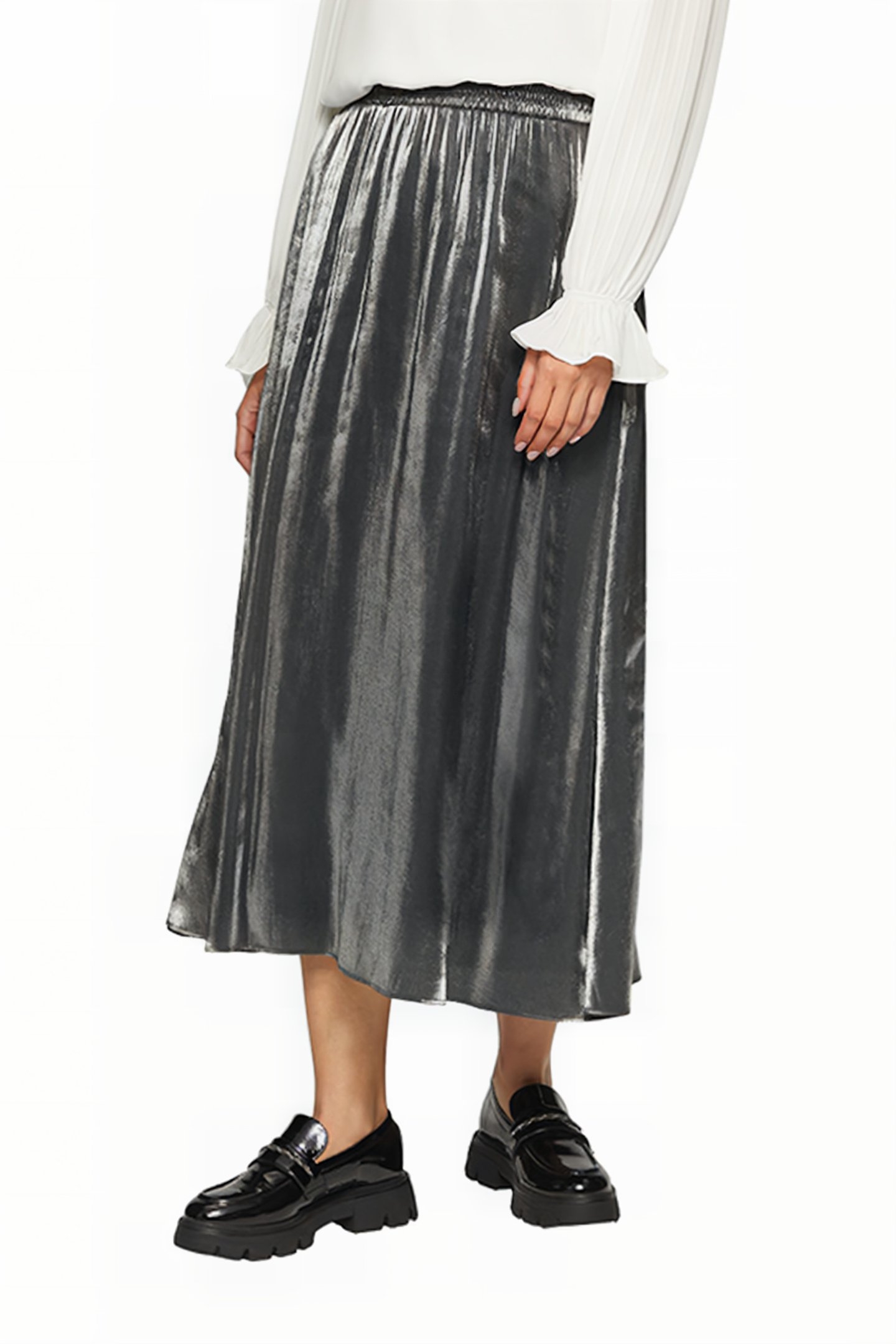 S.OLIVER SKIRT GREY/BLACK 1