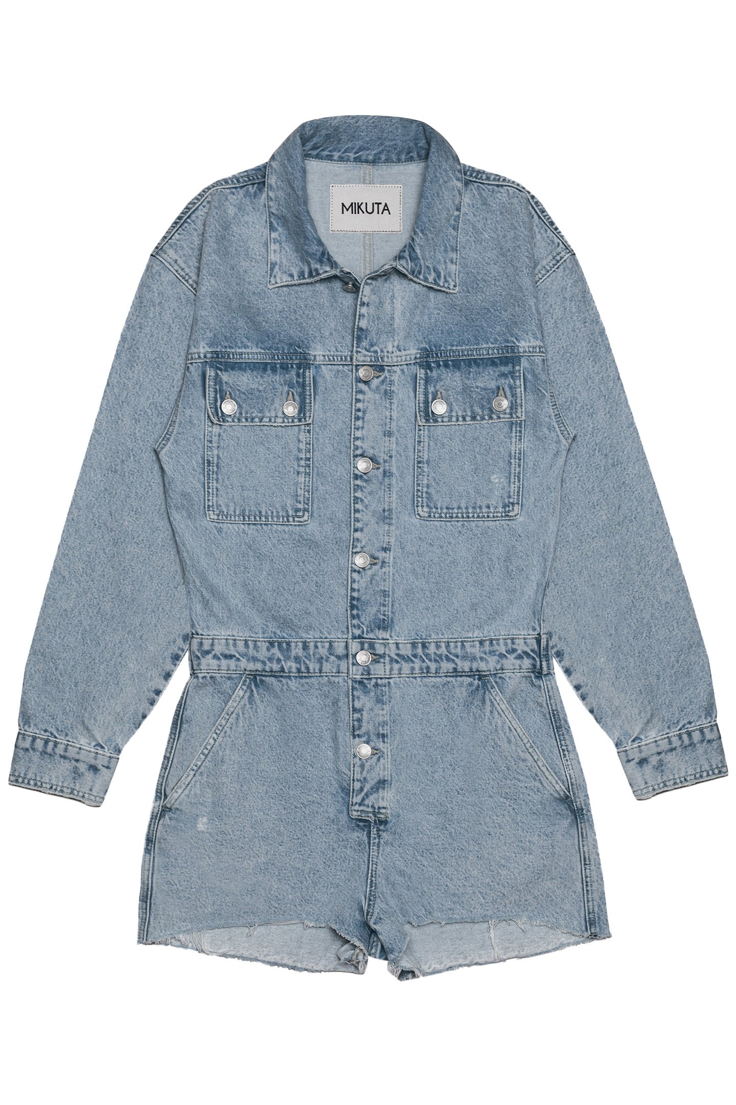 THE BLUE SHORT DENIM JUMPSUIT 1