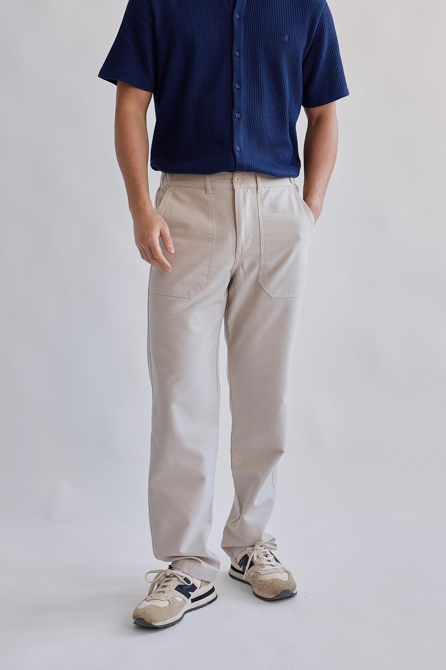 TAANLO PANTS FEATHER GREY 1