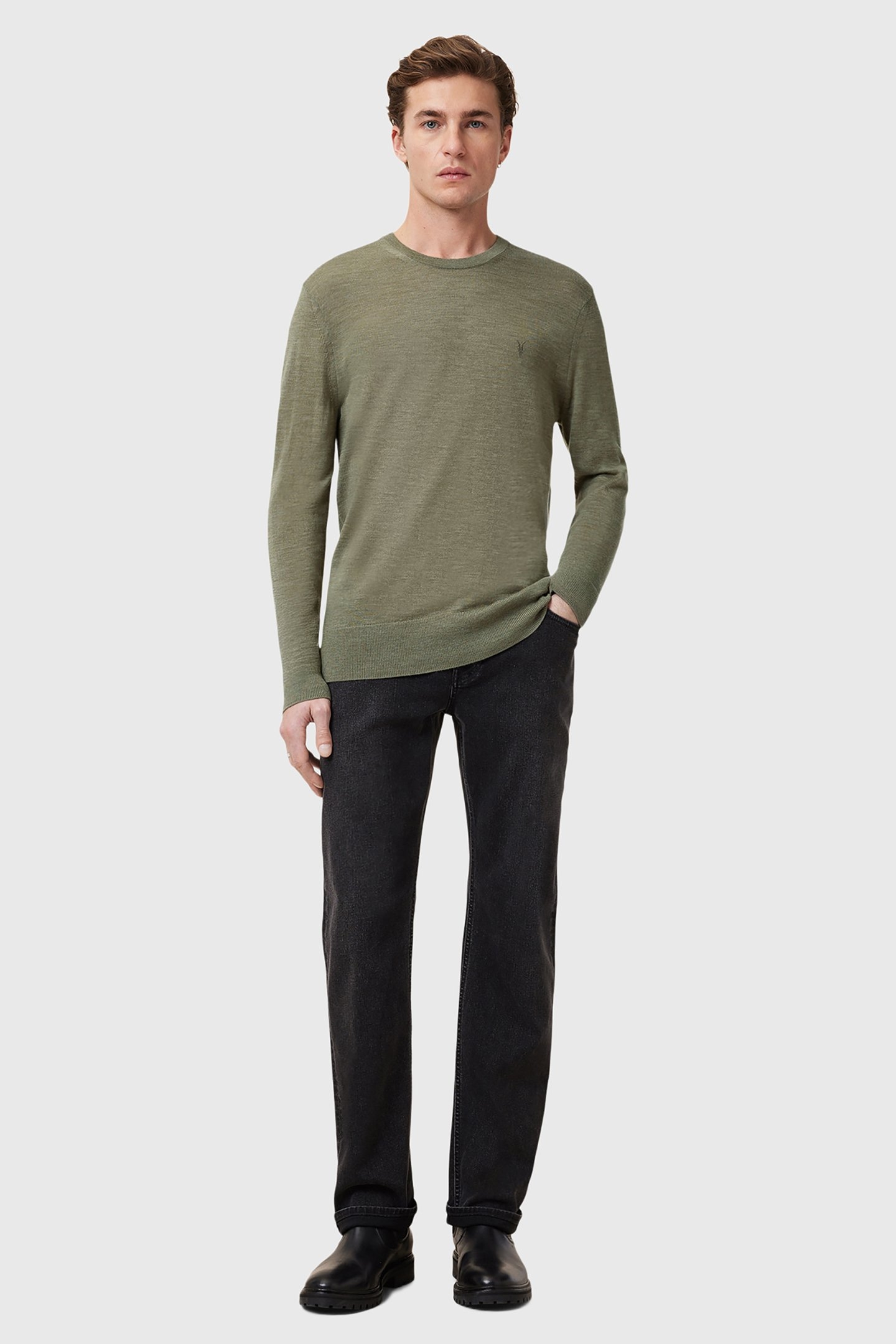 MODE MERINO CREW LIGHT ASH GREEN 3