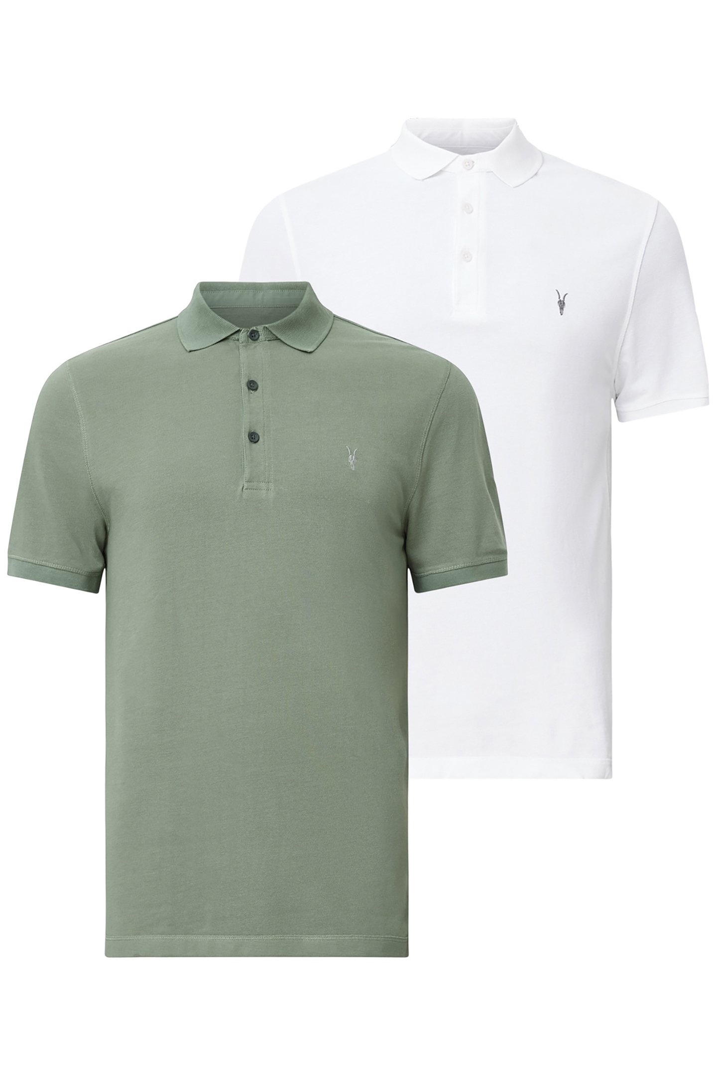 REFORM SS POLO 2 PAC OPTIC WHITE/GREEN 6