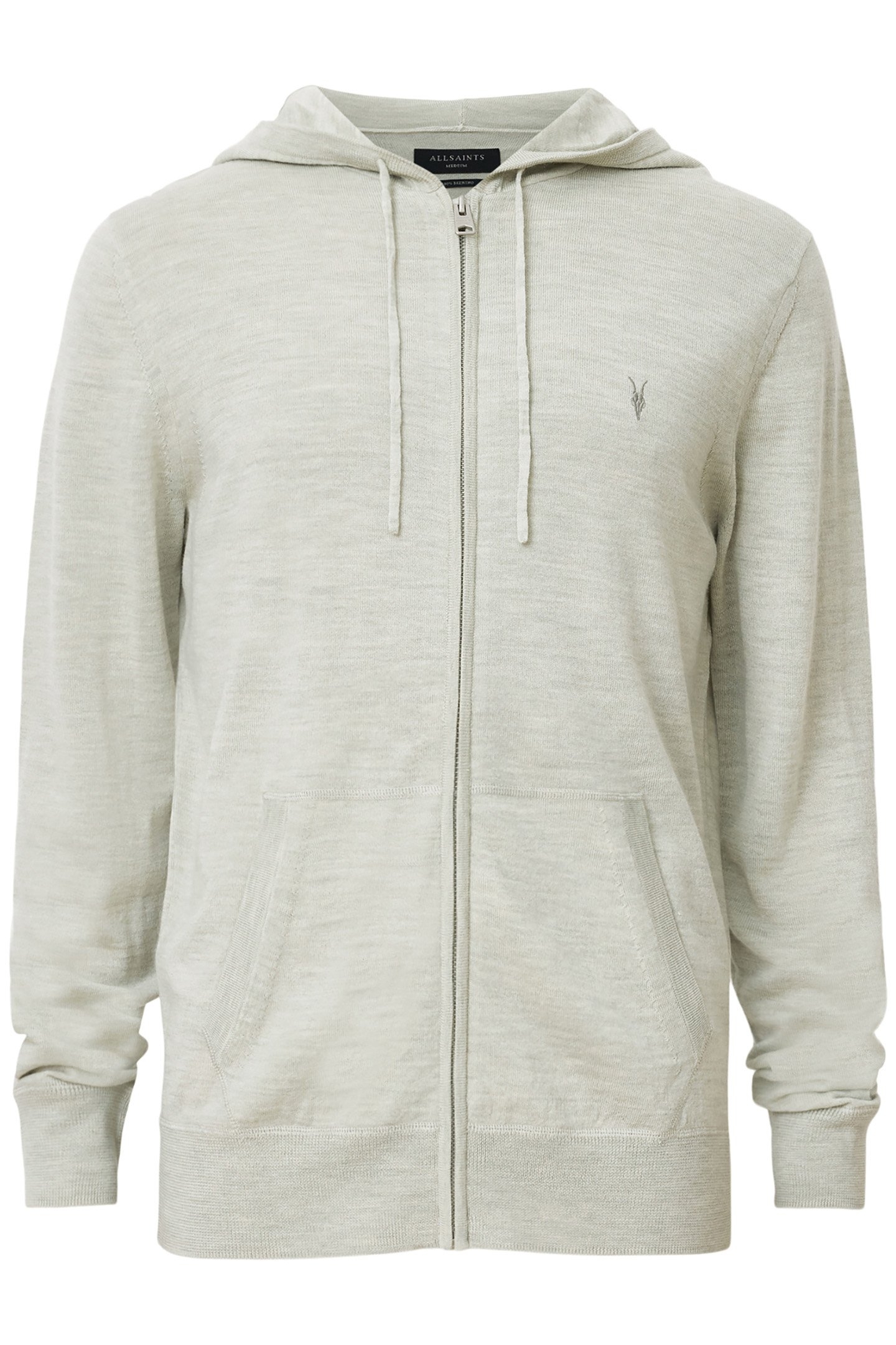 MODE MERINO ZIP HOOD SLATE GREEN 4