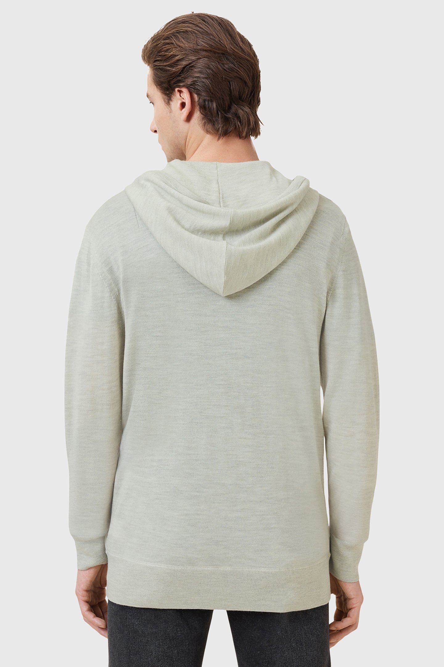 MODE MERINO ZIP HOOD SLATE GREEN 3