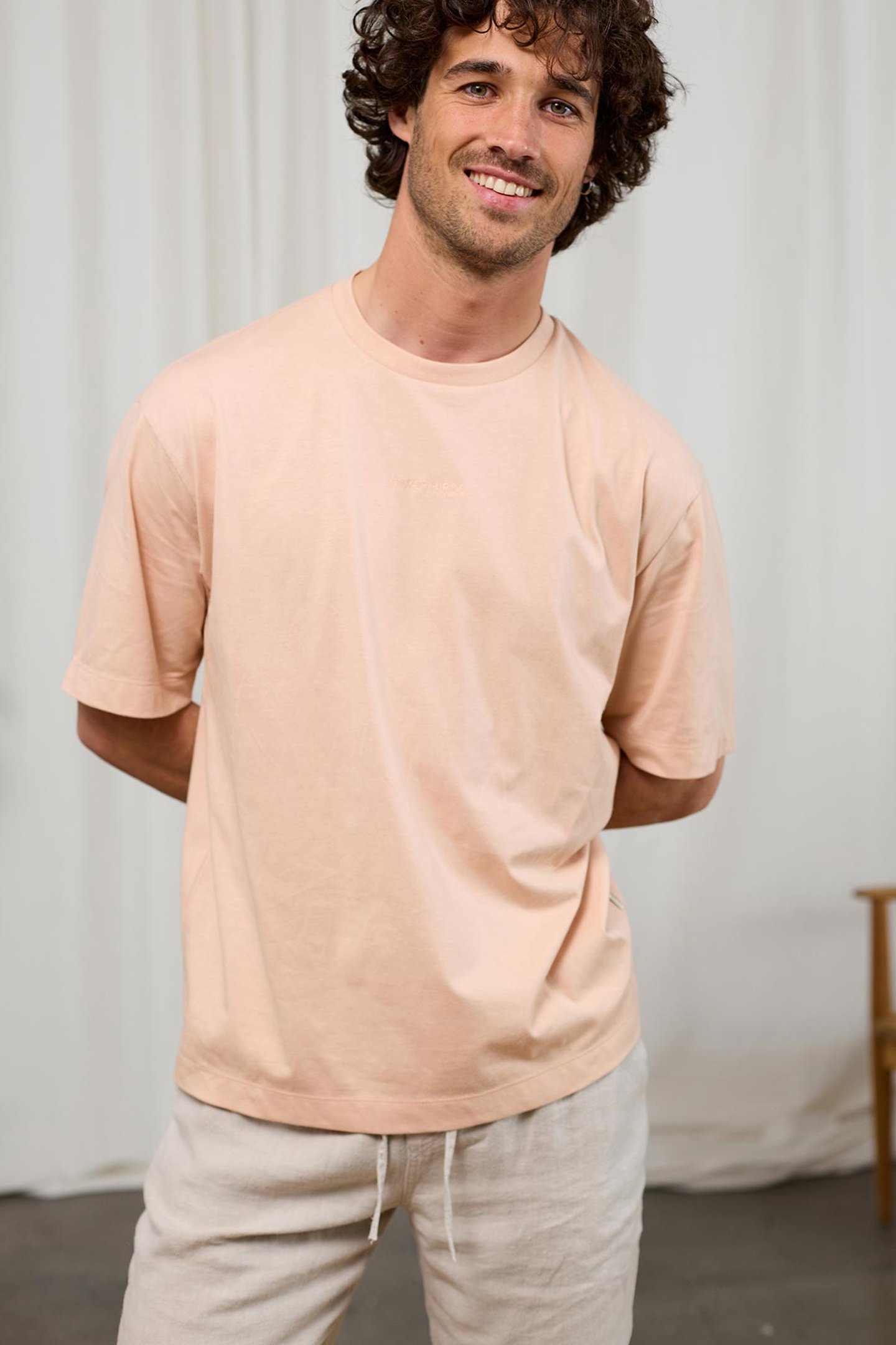 ANAHOLA T-SHIRTS POWDER NUDE 1