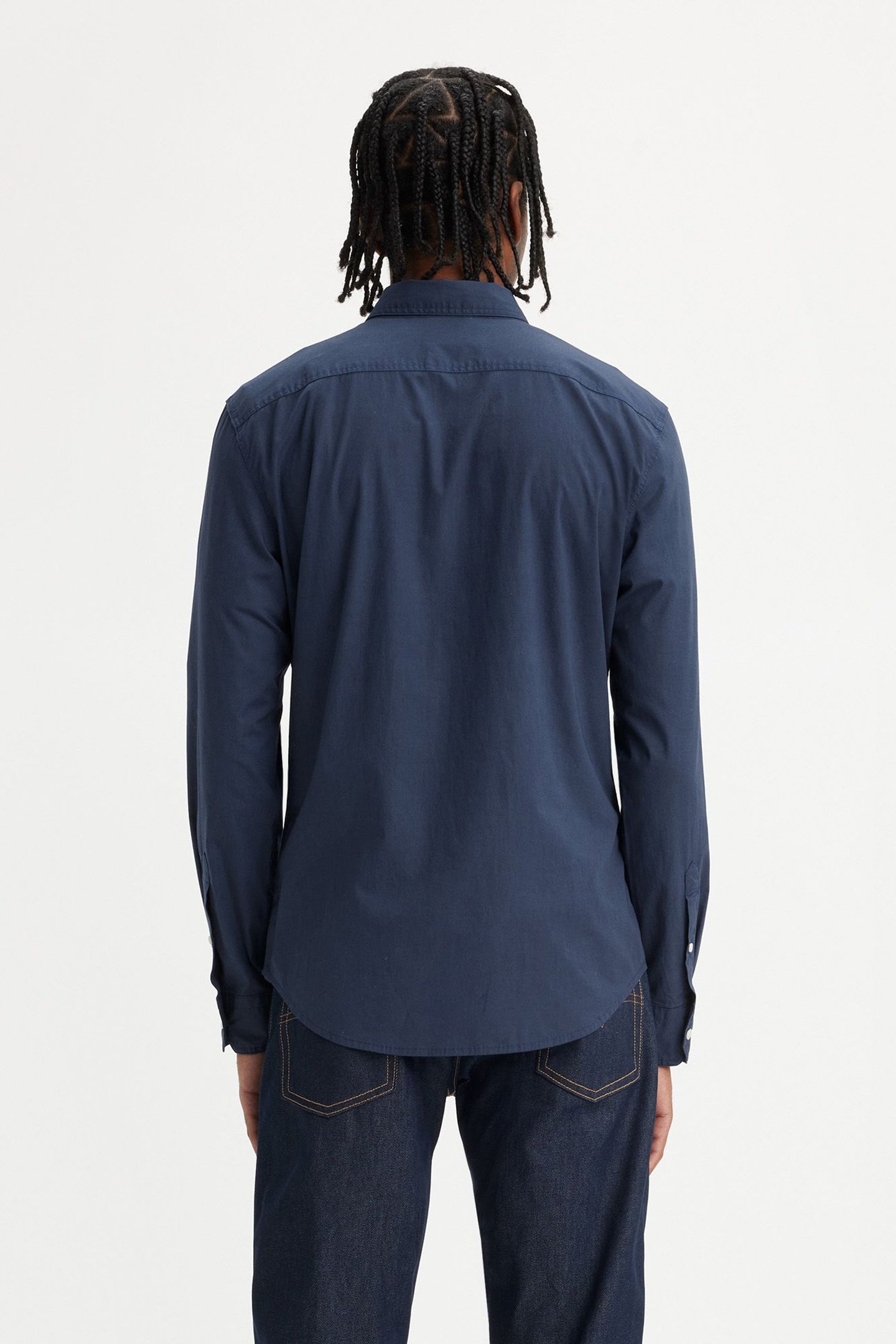 BATTERY HOUSEMARK SLIM FIT SHIRT BLUE 2