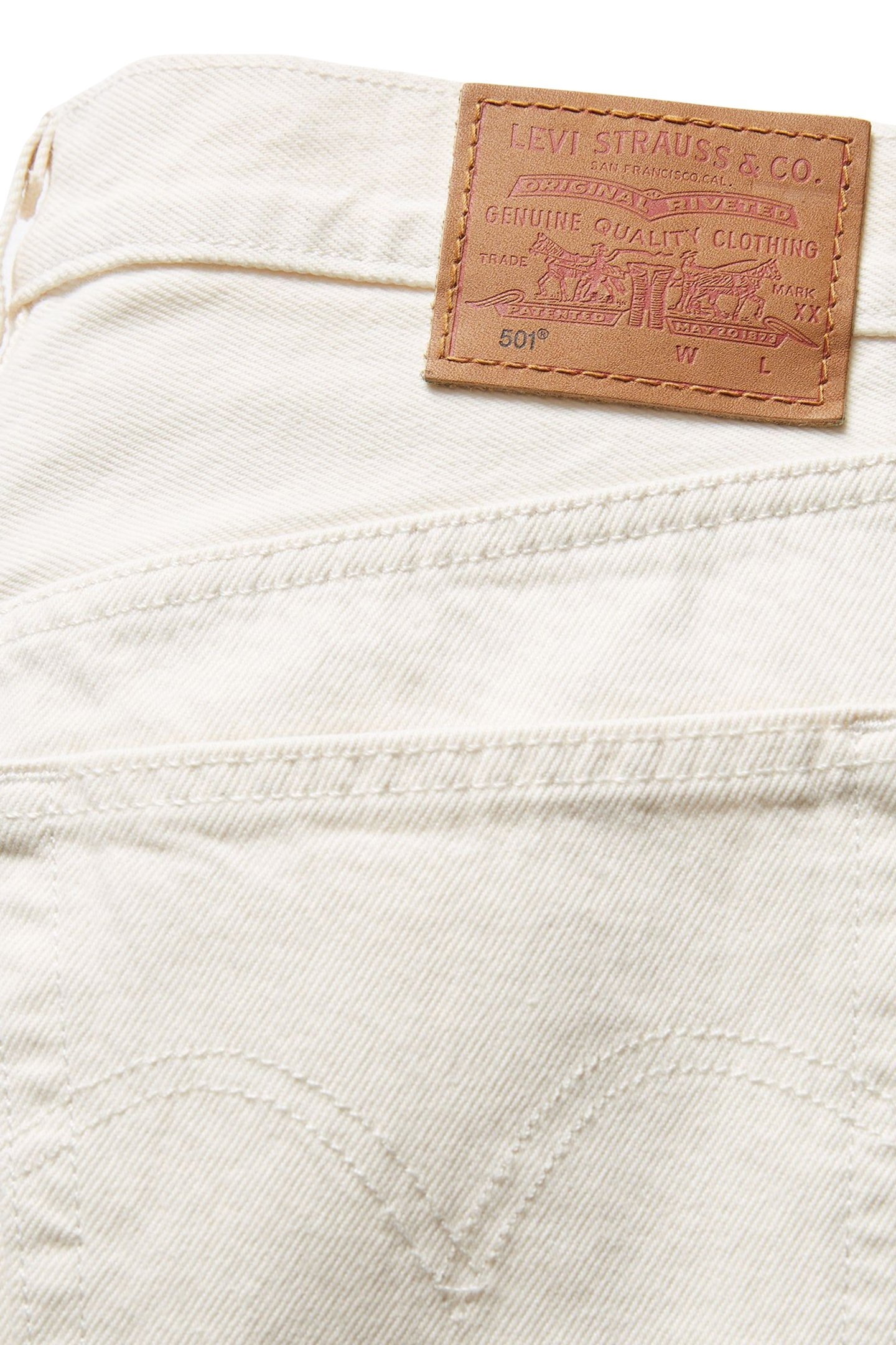 501® CROP JEANS WHITE 7