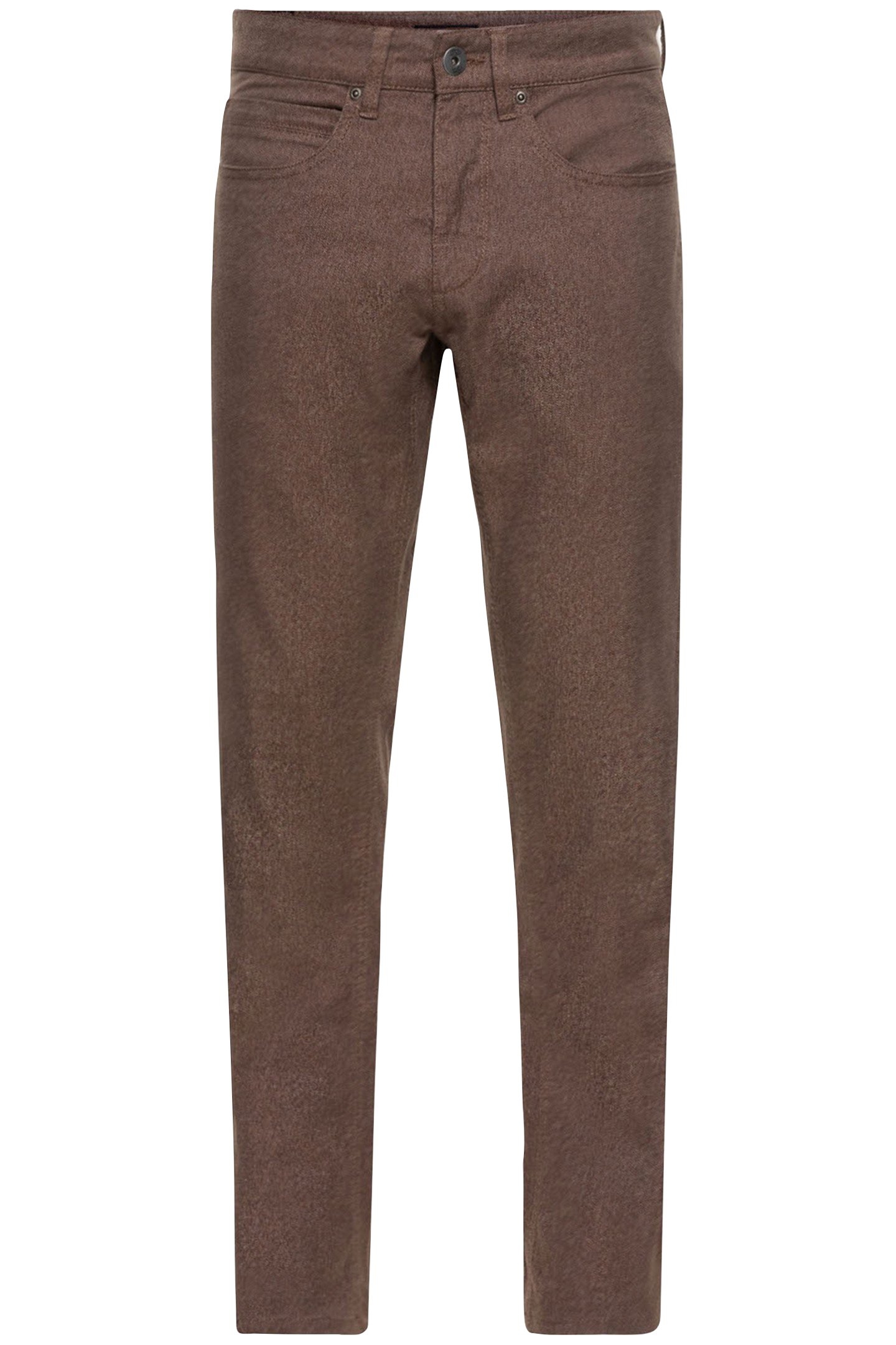 ODAMSI WOOL LOOK PANTS CHOCOLAT B 4