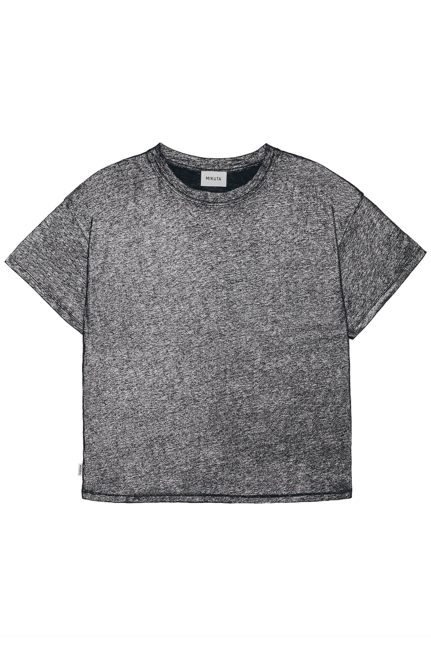 THE GLITTER LINEN BASE T-SHIRT 1