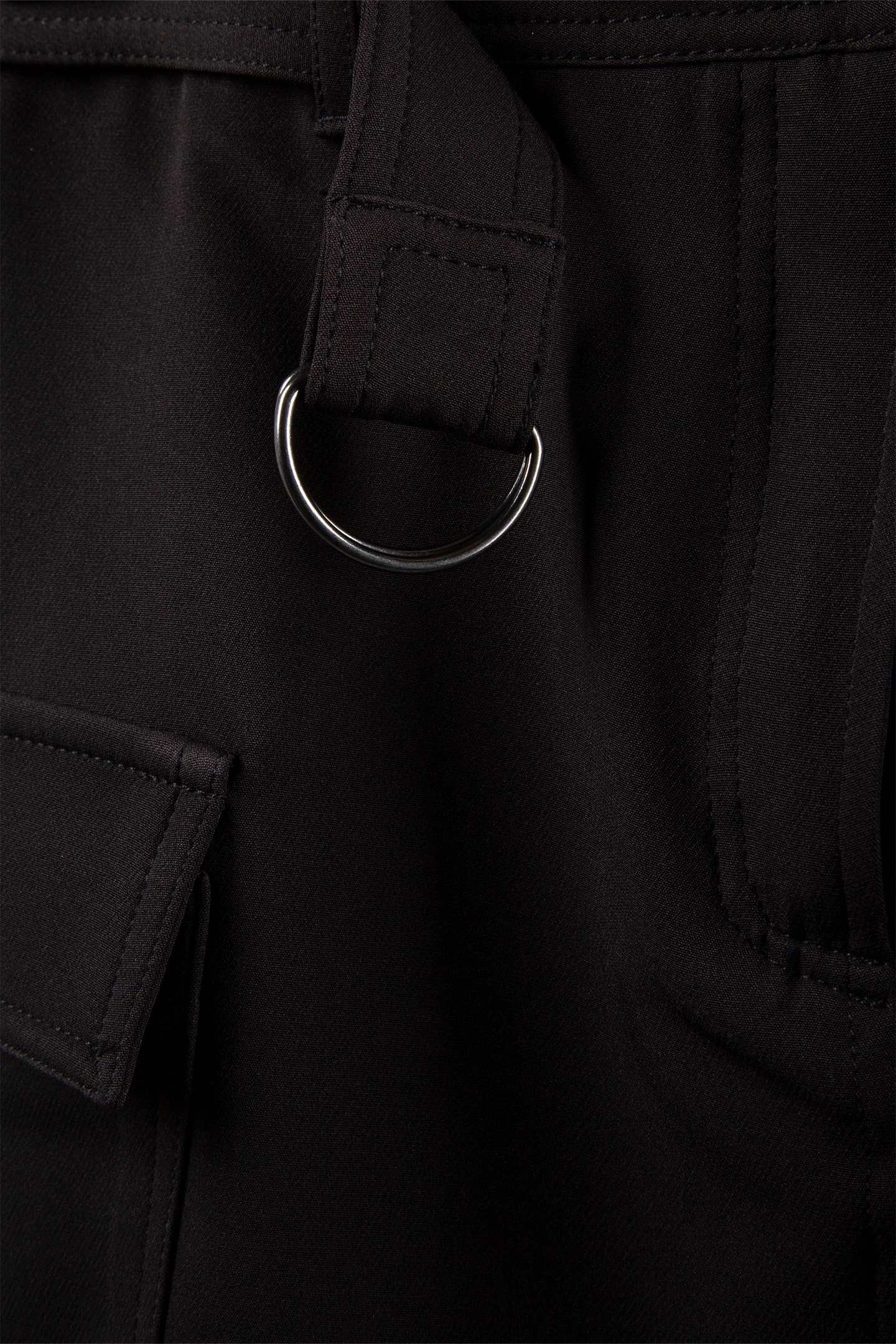 GUESS ECO FIONA CARGO CREPE SK JET BLACK A996 5