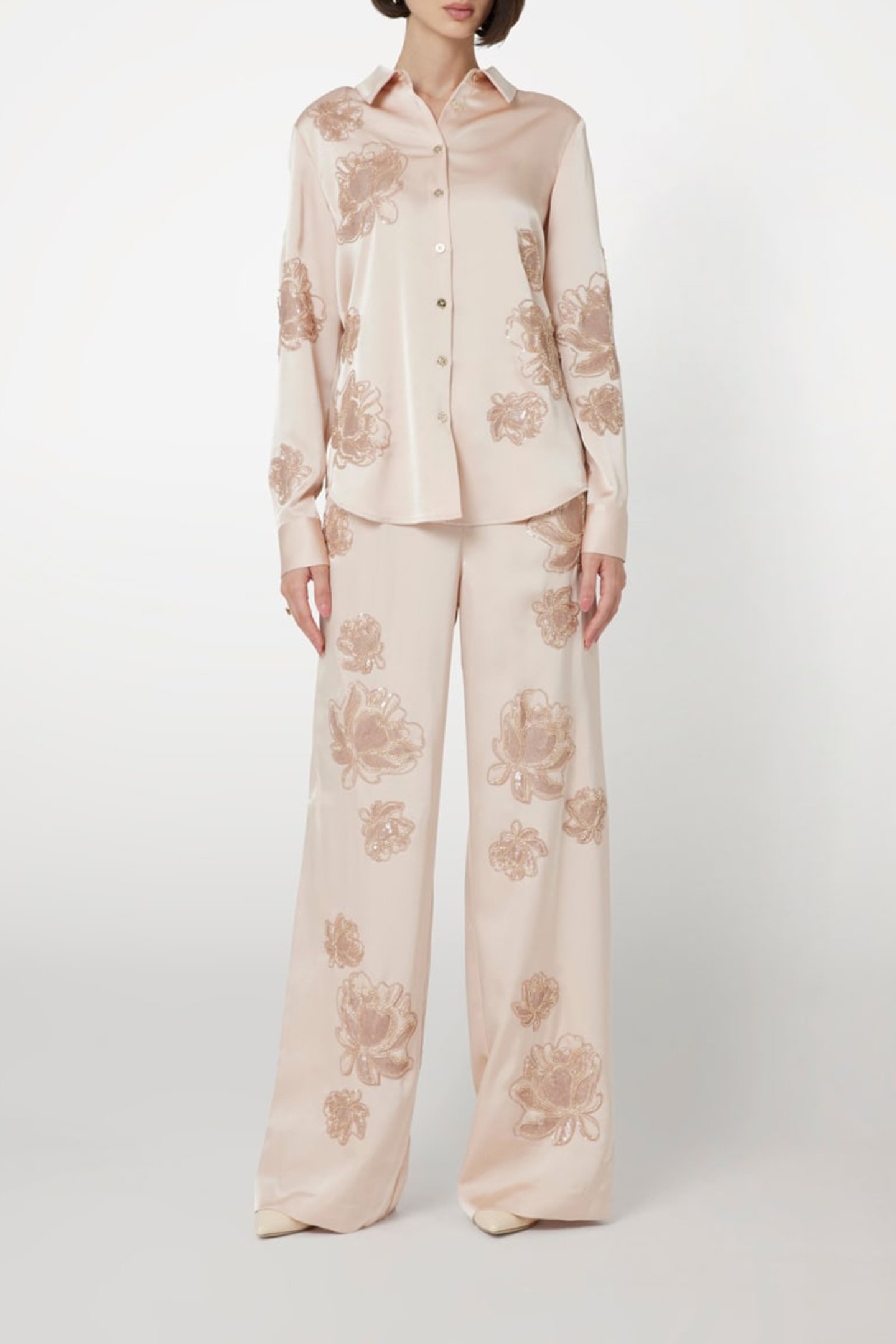 MARCIANO BY GUESS GWEN EMBRO PANT CALM SANDS MULTI 3