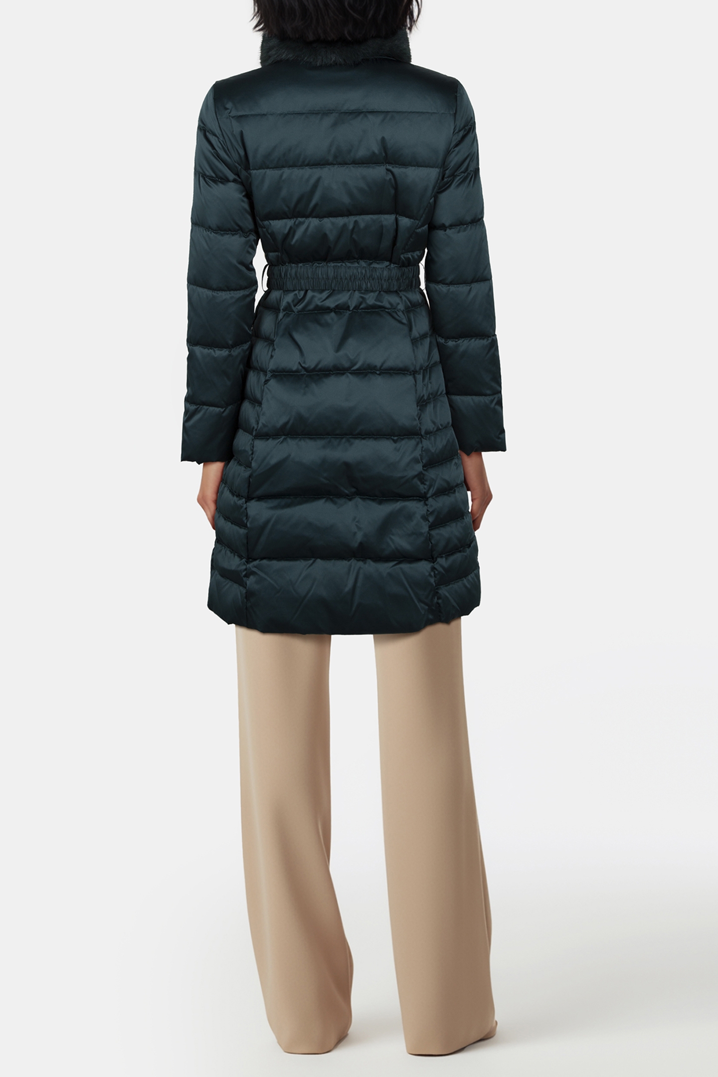 MARCIANO BY GUESS JASTIN DOWN MIDI JAC FERN MOSS GREEN MULT 2