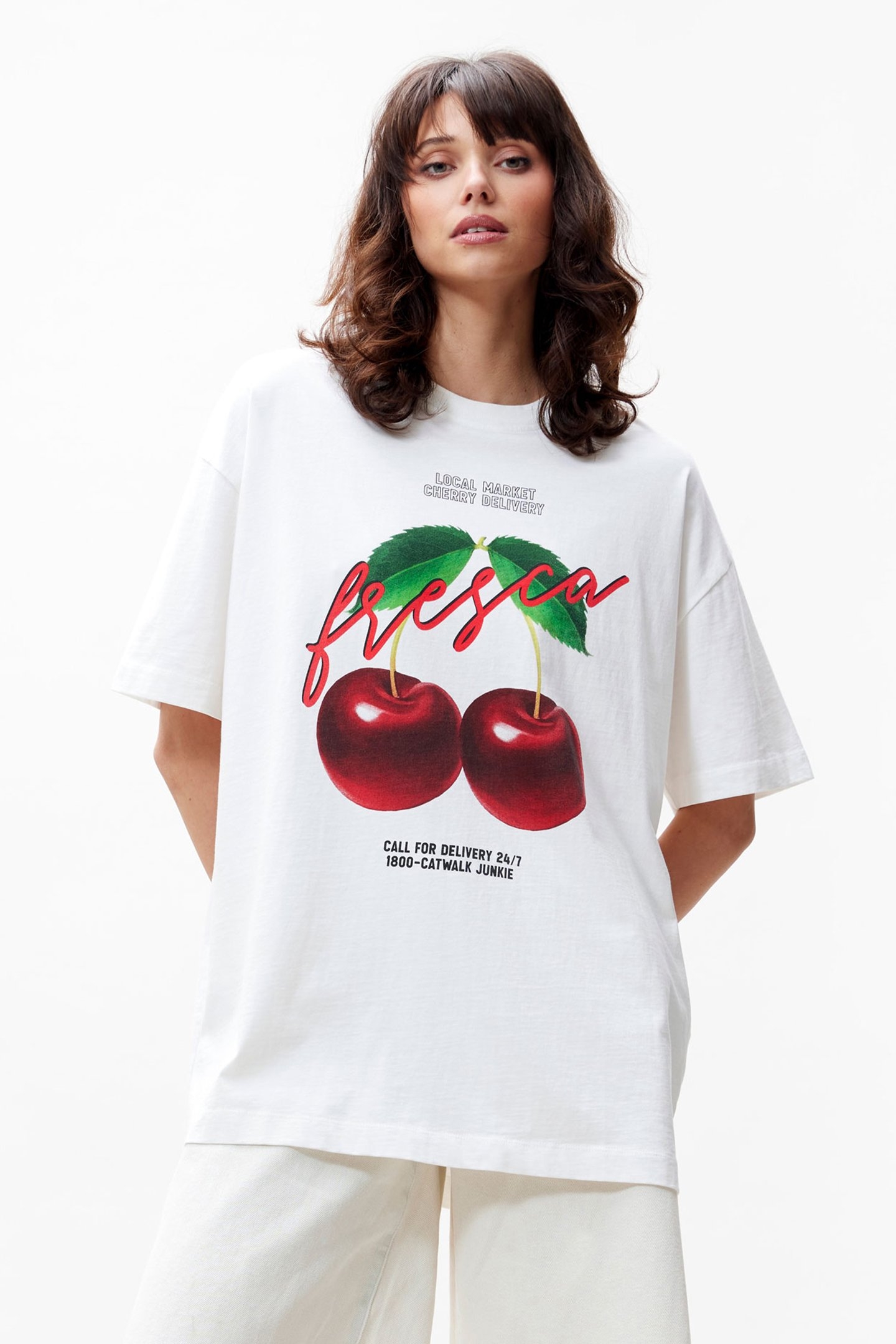 OVERSIZED GRAPHIC TSHIRT OFF WHITE 1