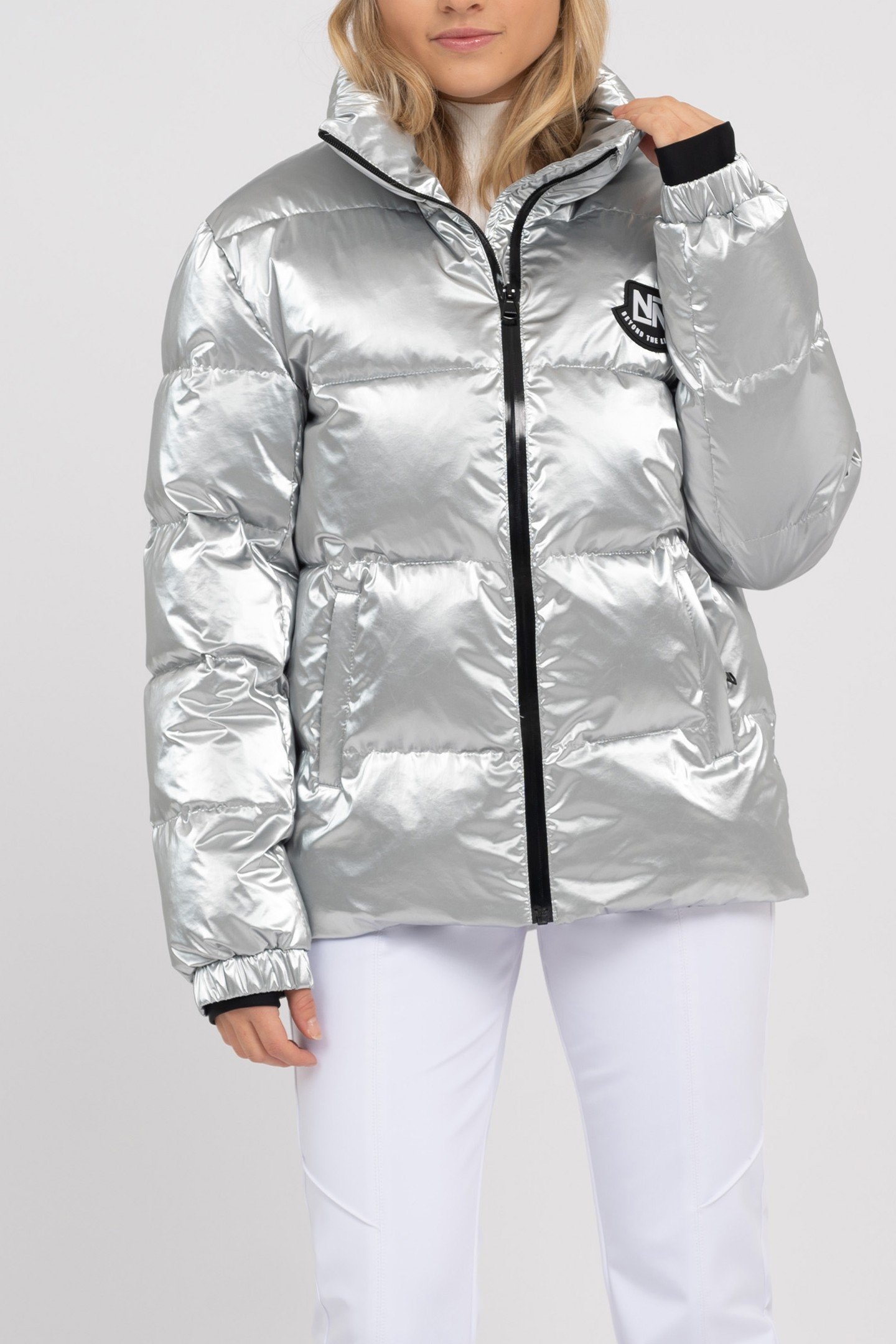OLWYN SKI JACKET SILVER 2