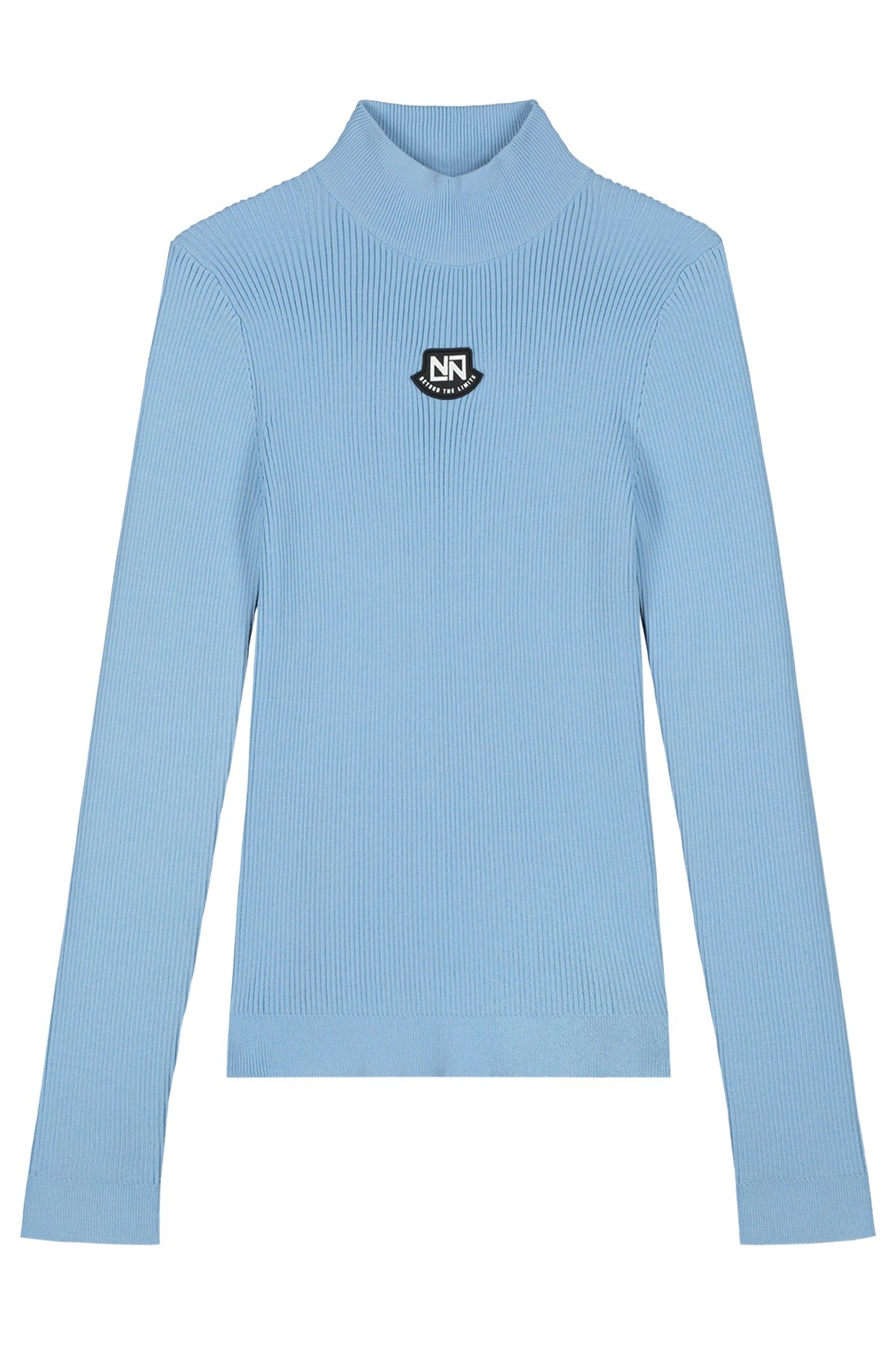 OLWYN KNITTED PULLY POWDER BLUE 1