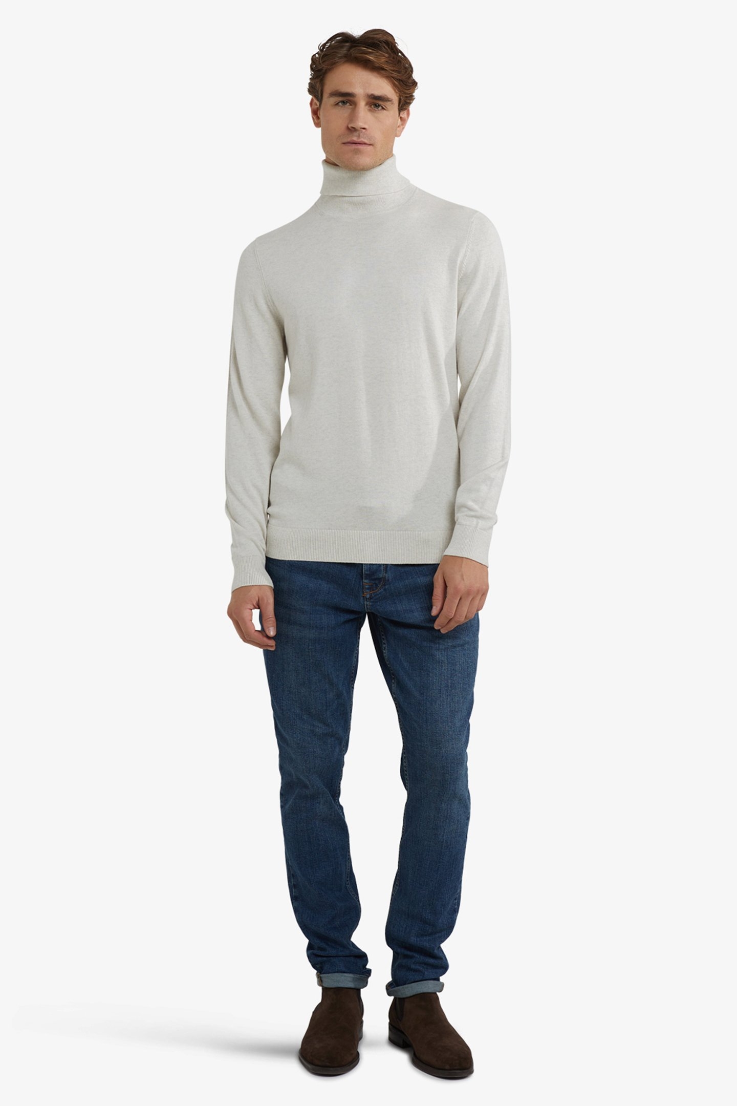 ROLL NECK SWEATER OFF WHITE 2