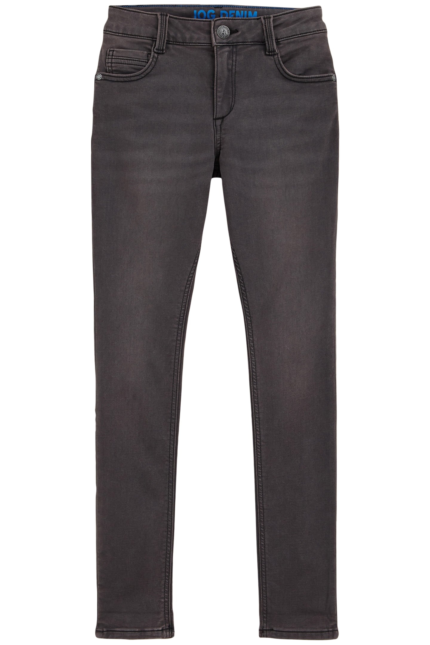 5-POCKET MID WAIST DARK GREY 3