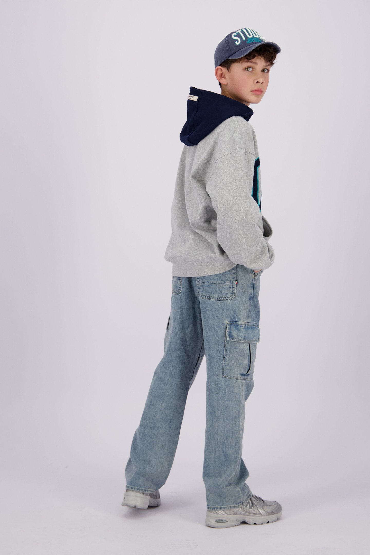 BOYS NANO SWEATER GREY MELEE 2