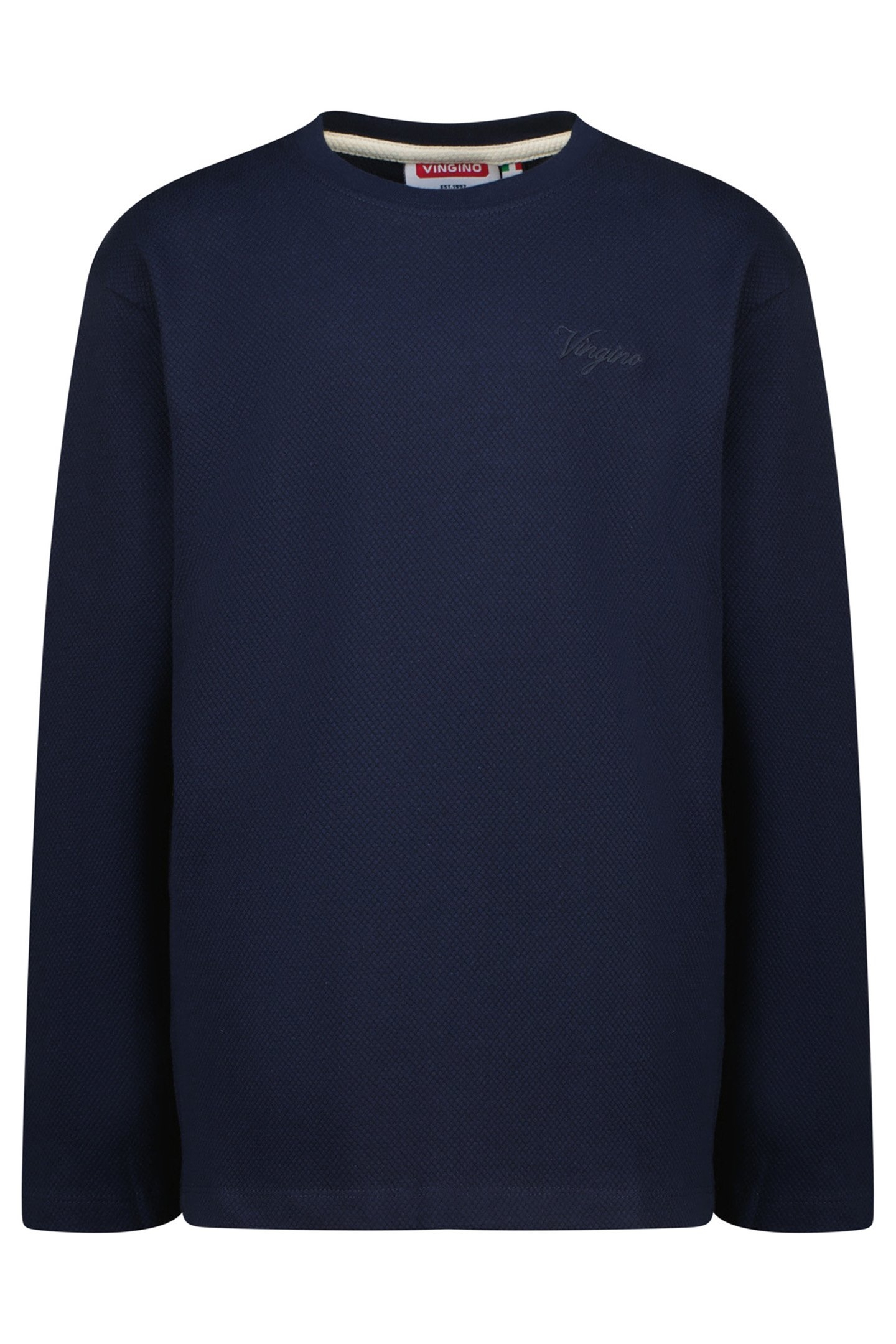 BOYS BASIC TEE T-SHIRT DARK BLUE 1