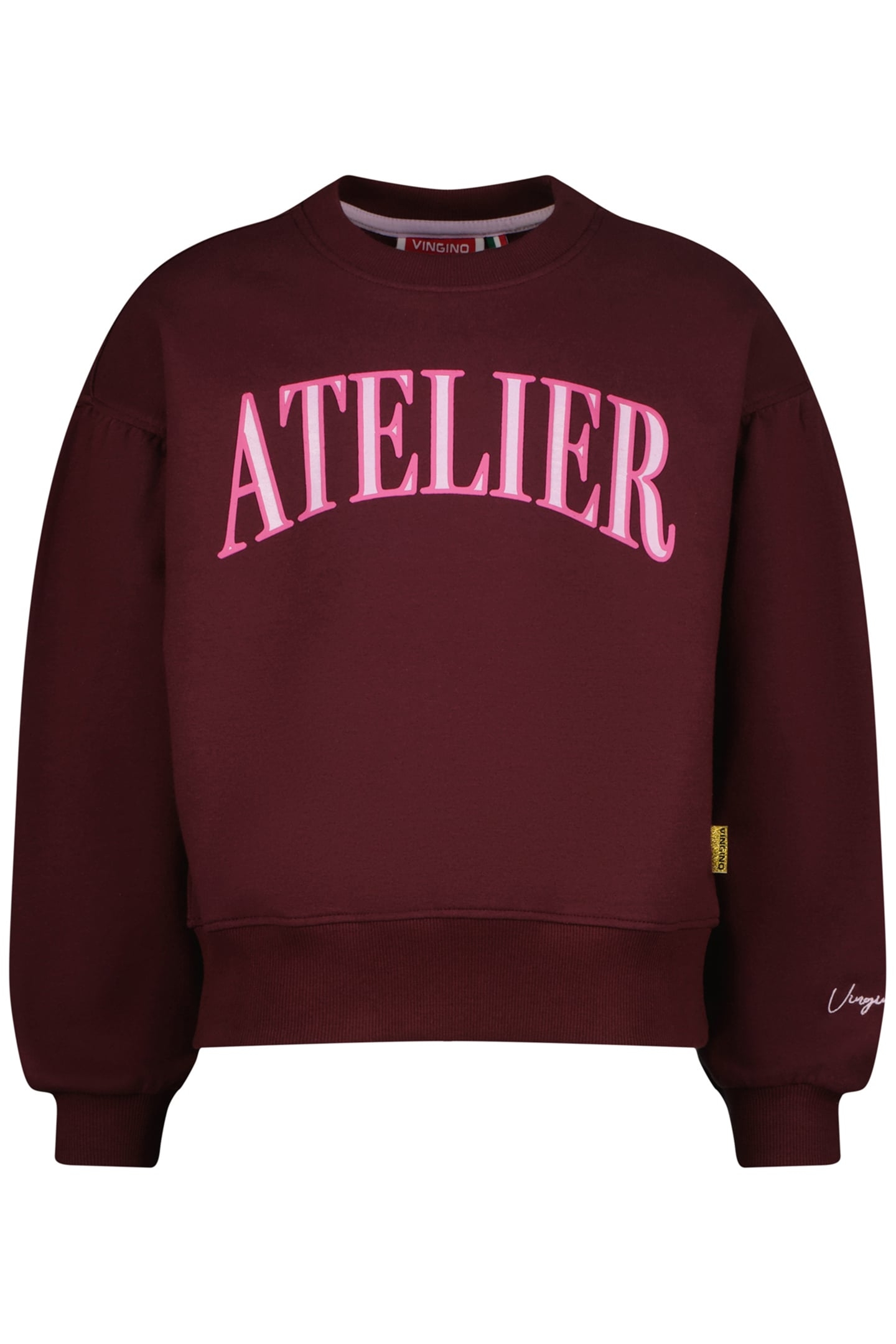 GIRLS NORAN SWEATER RED WINE 3