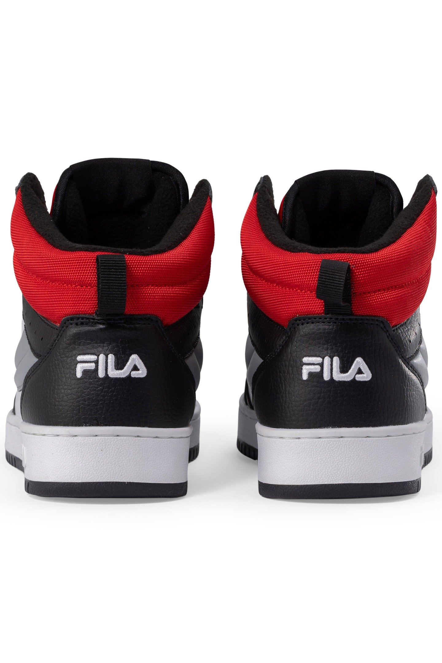 UNISEX FILA REGA NF MID WHITE-BLACK-FILA RED 4