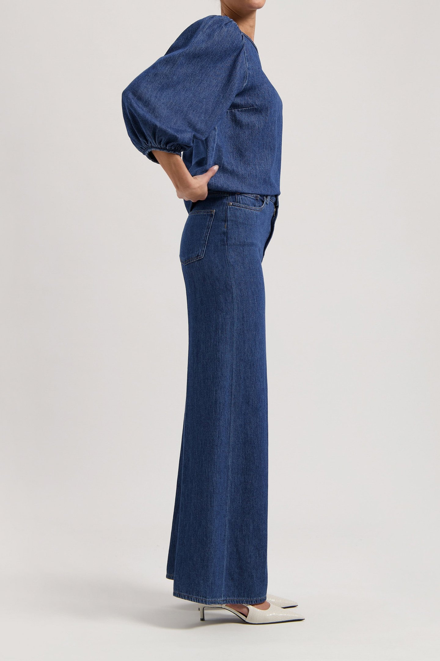 GLORIA SHIRT STONE INDIGO 5