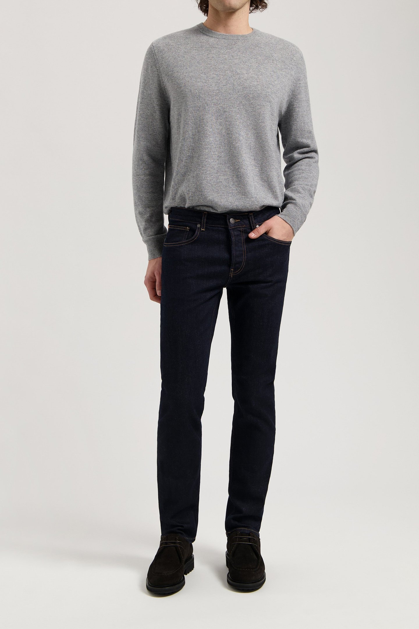 HANK MID TAPERED STRONG BLUE 3