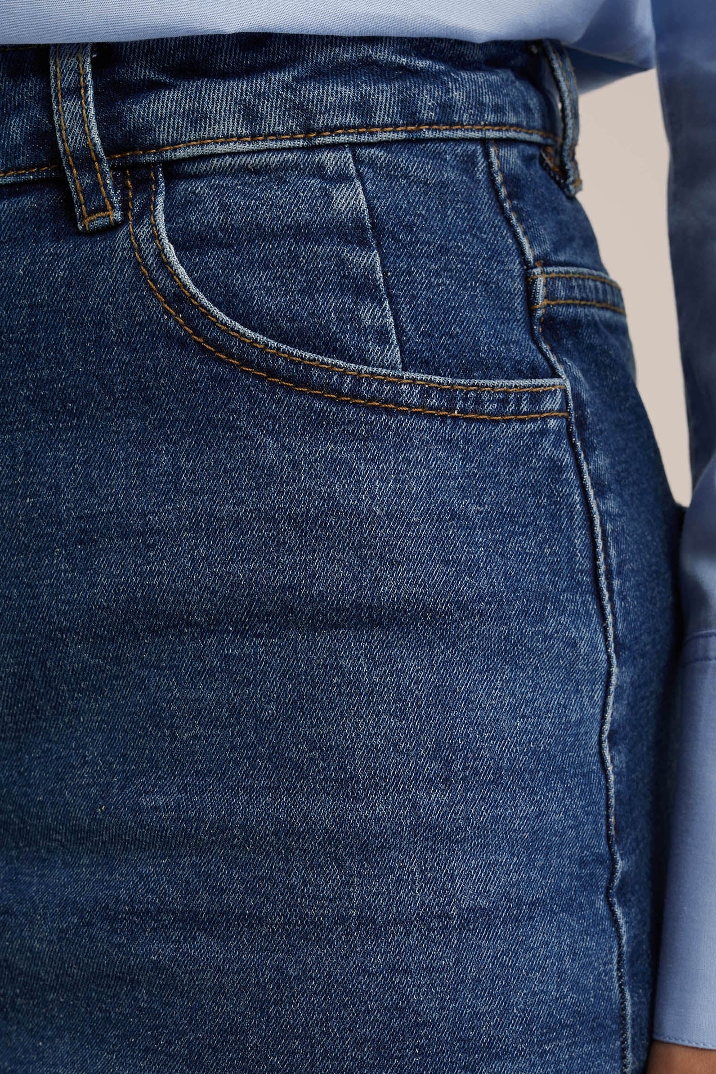 SKIRT MAXI LENGTH DARK BLUE 5