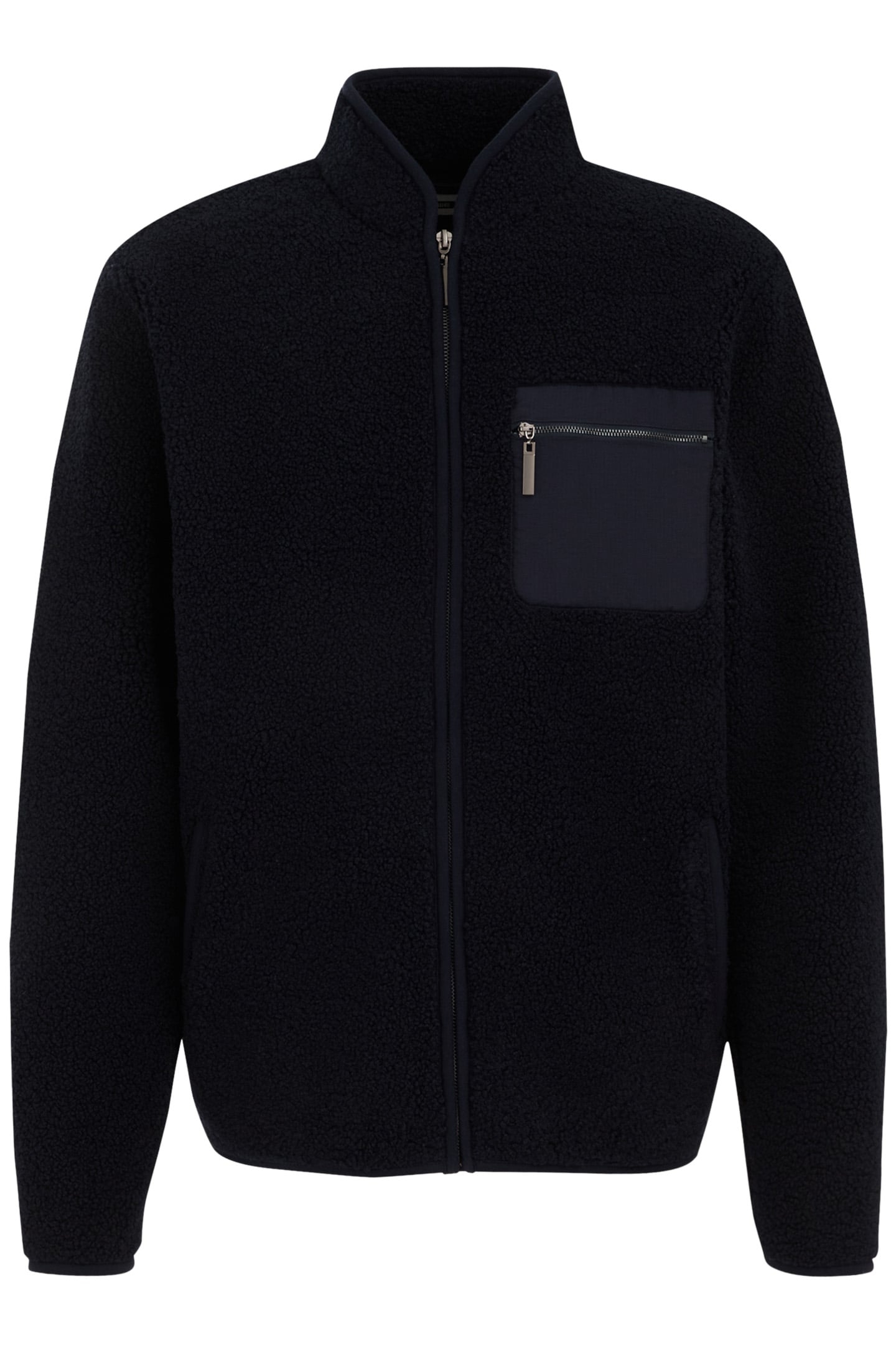 CARDIGAN WITH ZIPPER NAVY BLUE 4