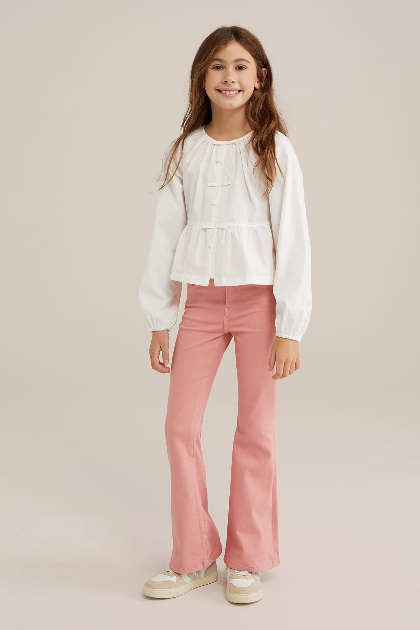 5-POCKET MID WAIST CORAL PINK 2