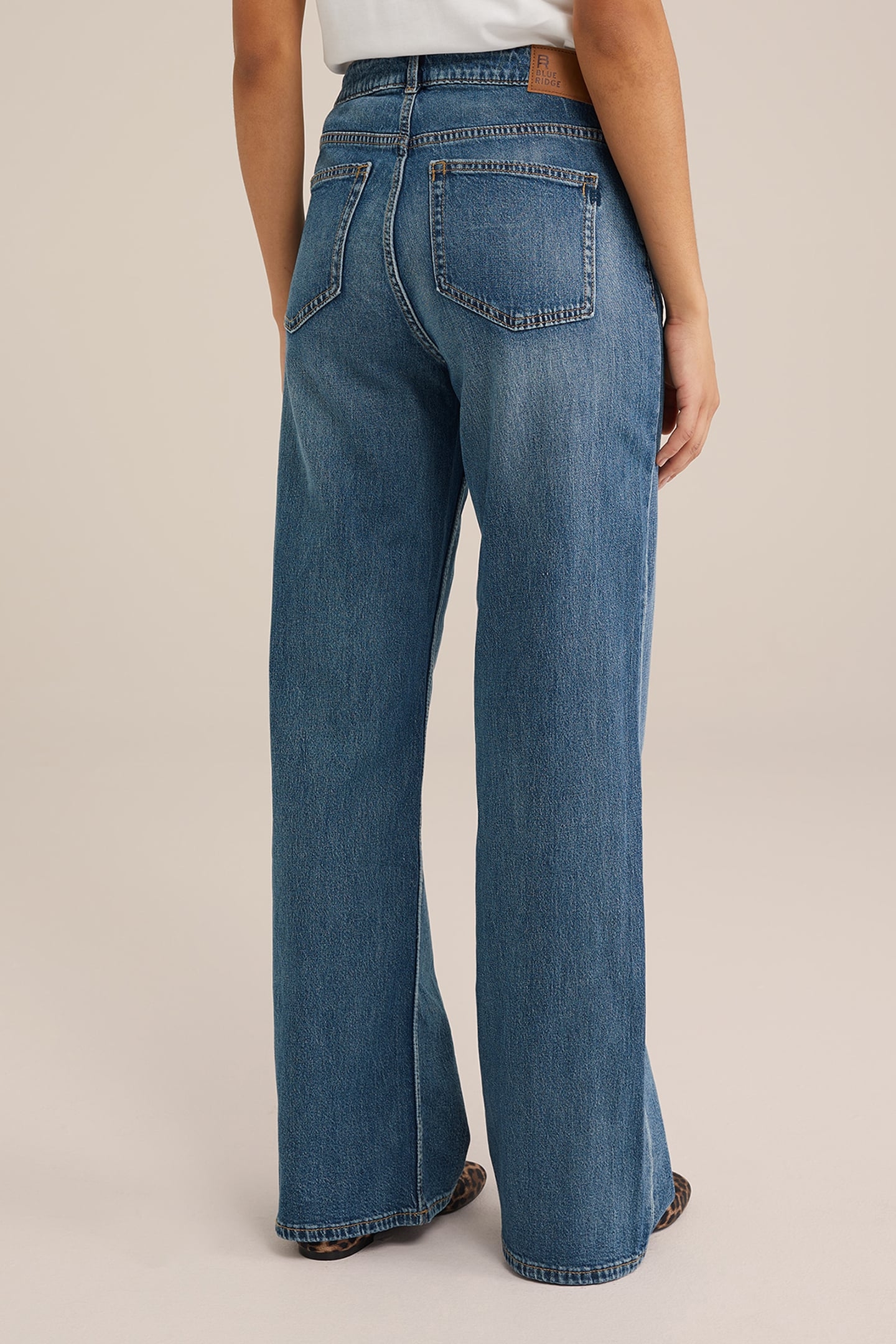 5-POCKET HIGH WAIST DARK BLUE 2