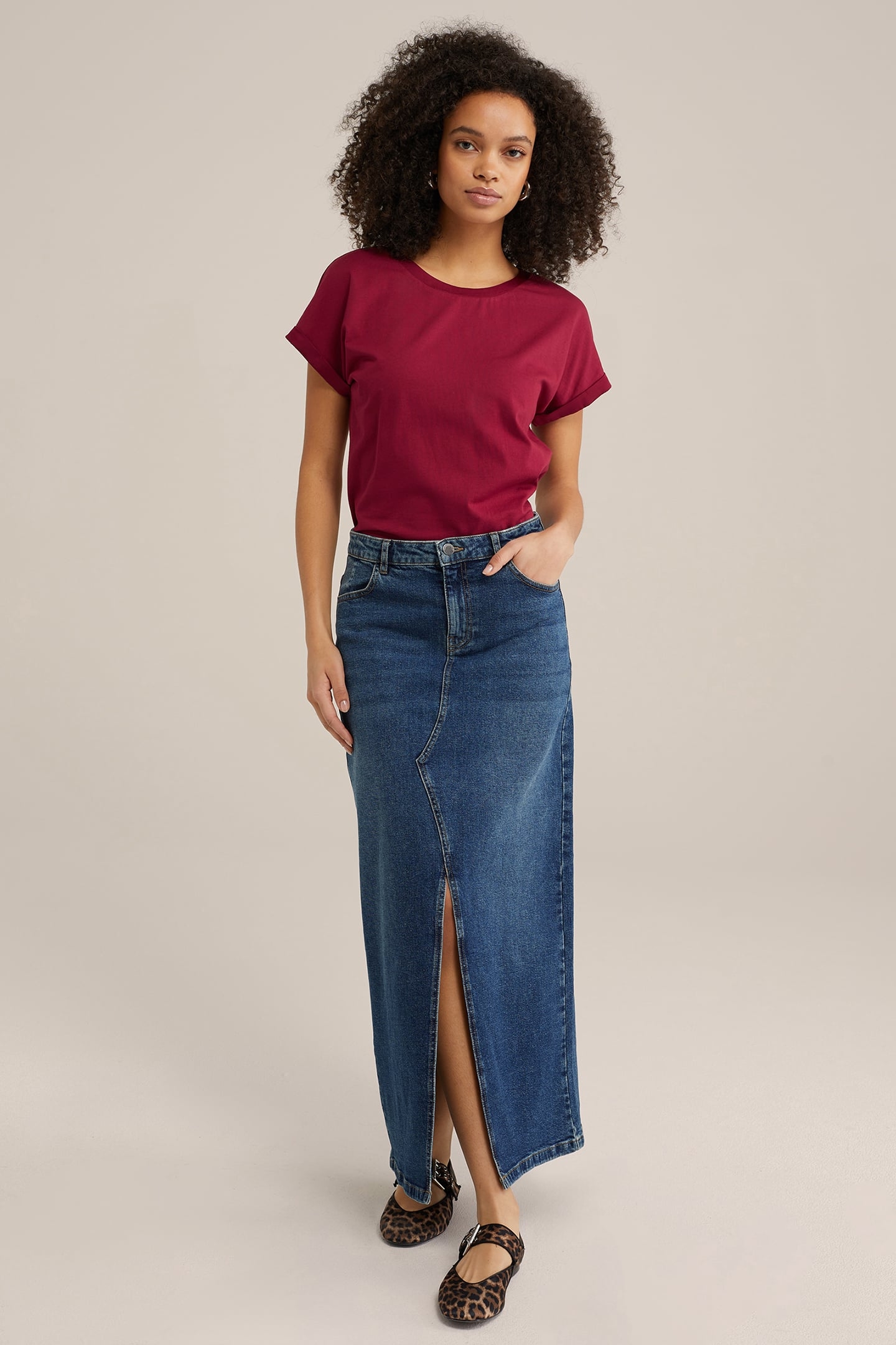 T-SHIRT SAFFRON RED 3